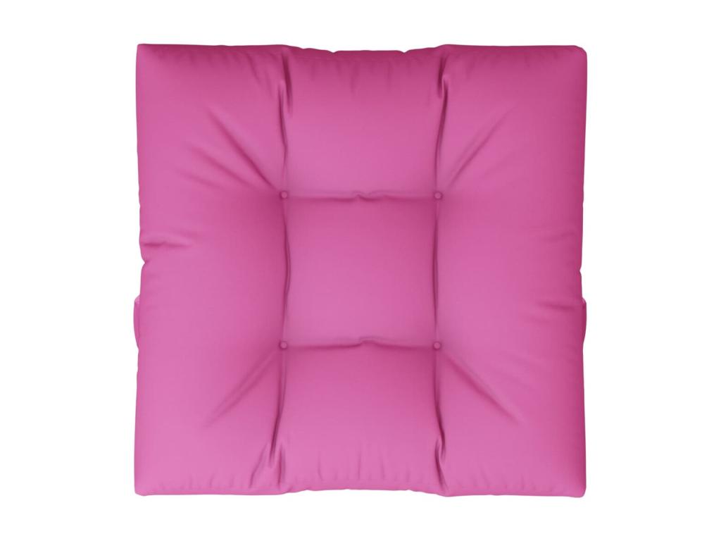 Cojín paleta rosa tela 70x70x12 cm