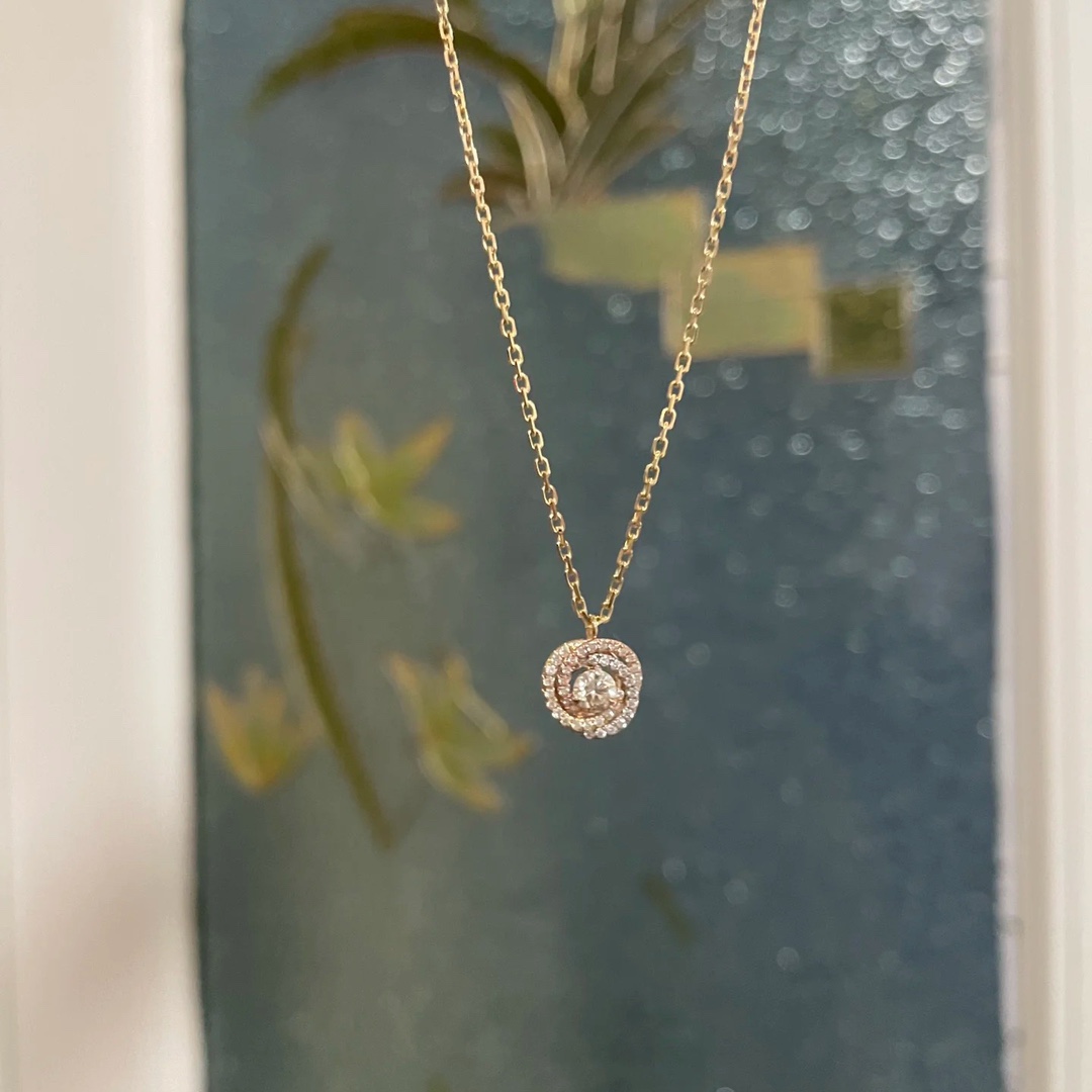 Cartier Full Diamond Paved Trinity Pendant Necklace - Original Replica Club