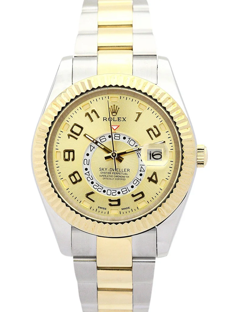 Rolex Sky-Dweller 42mm Gold Dial 326938