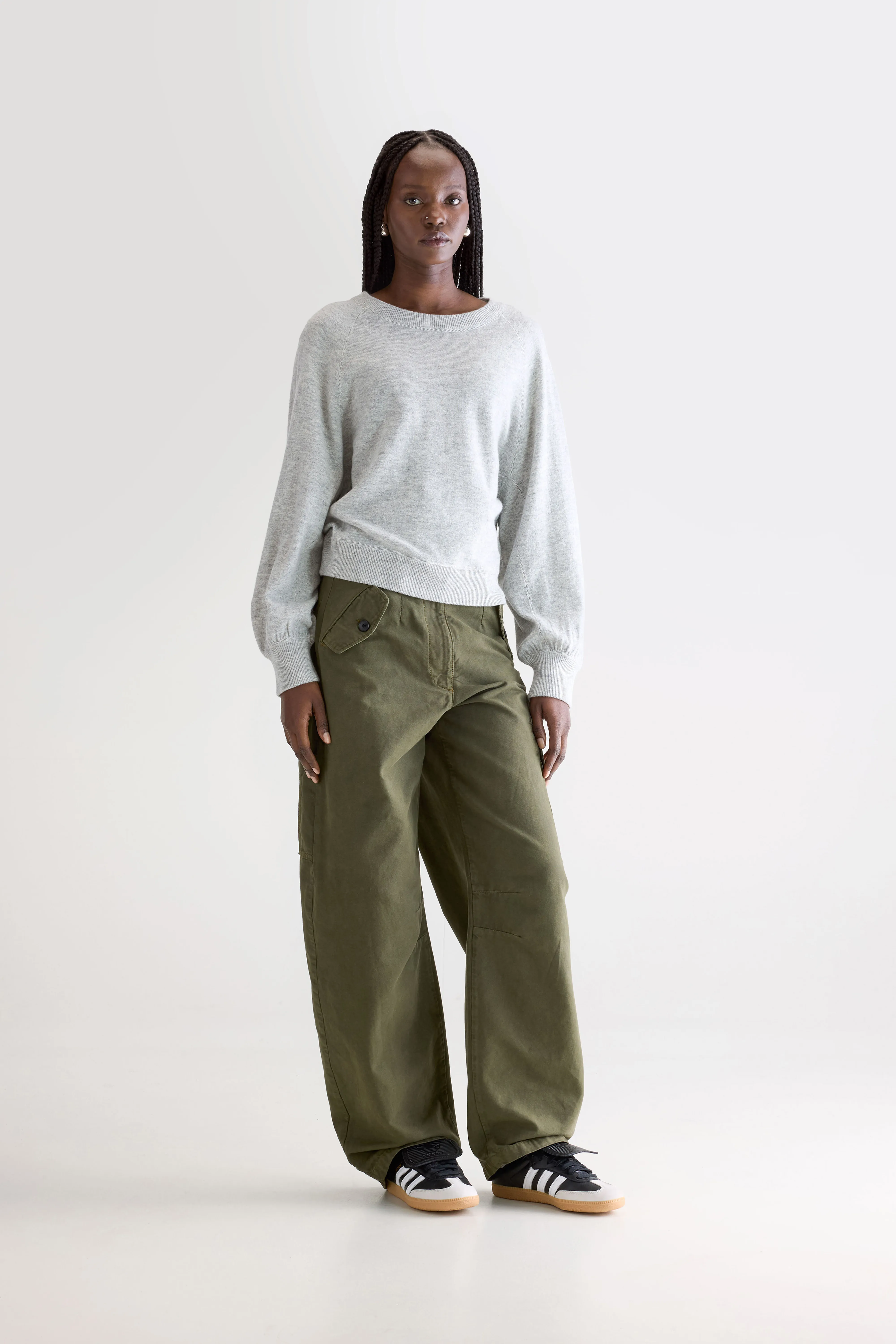 Bellerose Spanne crewneck sweater (252 / W / LIGHT GREY)