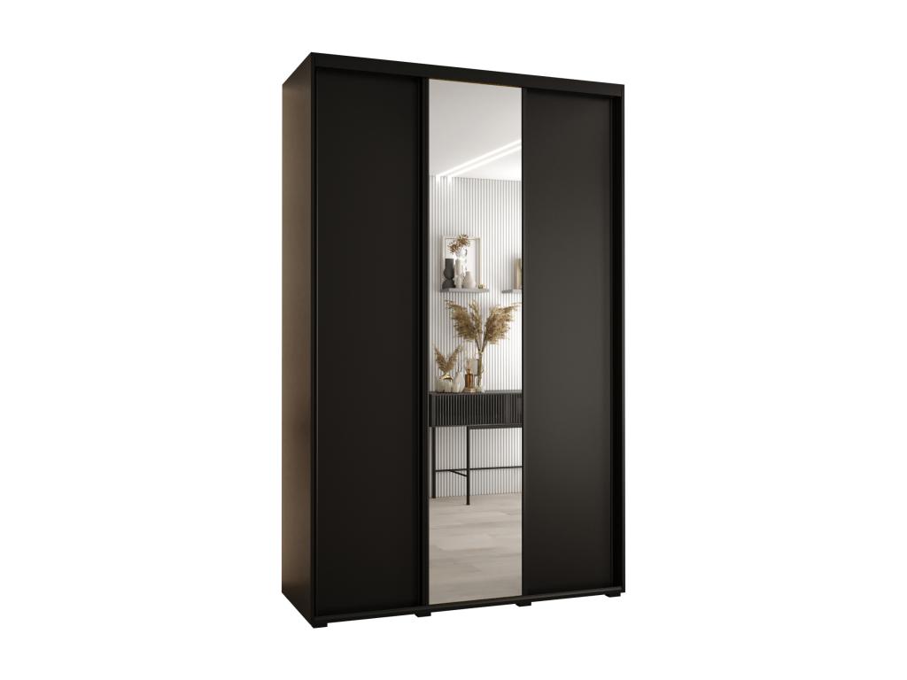 ARMARIO Homelyvo 3 DE PUERTAS CORREDERAS 235 - 2/150/60 3 puertas Negro/Negro/Negro