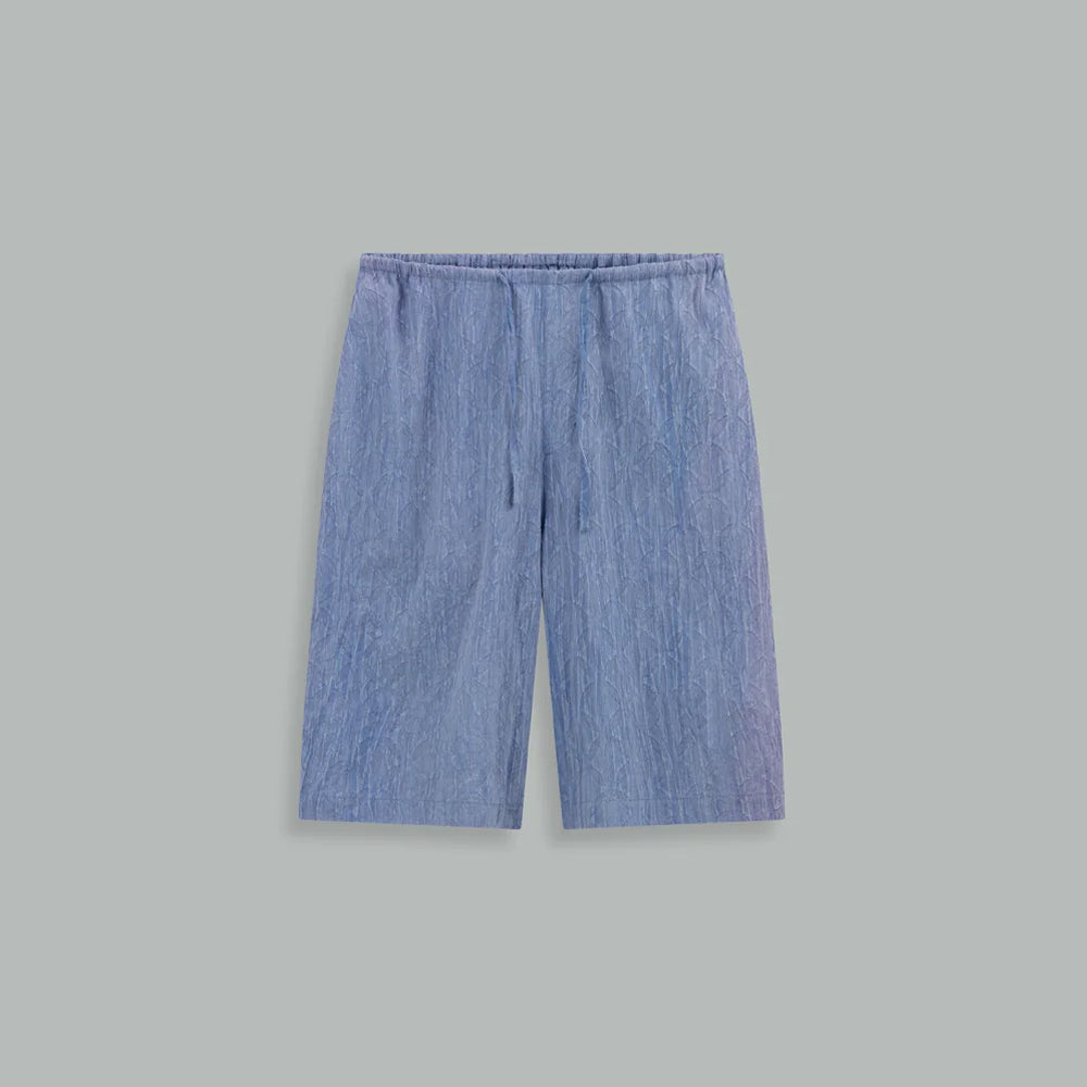 Caleb - Short Bleached Flower - Bleu