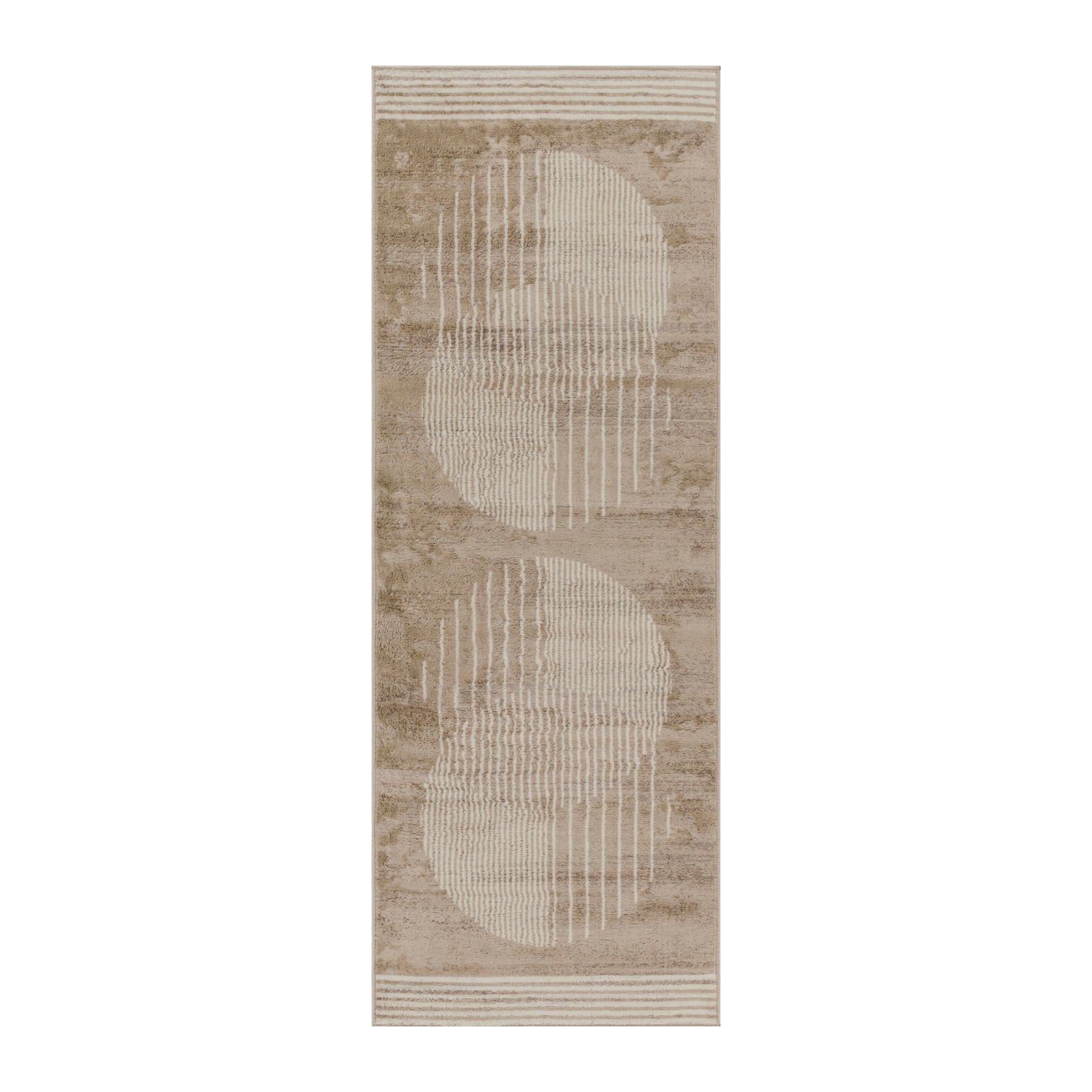 Blokker Weeve Runner Vloerkleed 80 x 220 cm - Donker Beige
