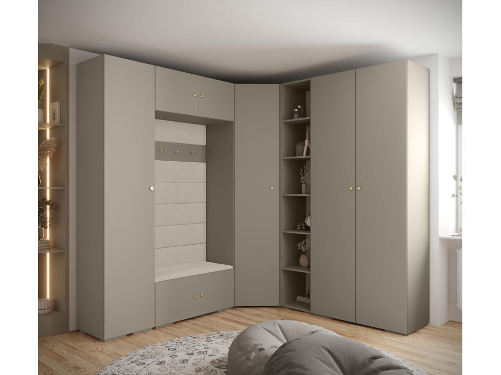 Inova 2 armario con puertas batientes 236,7/232/47