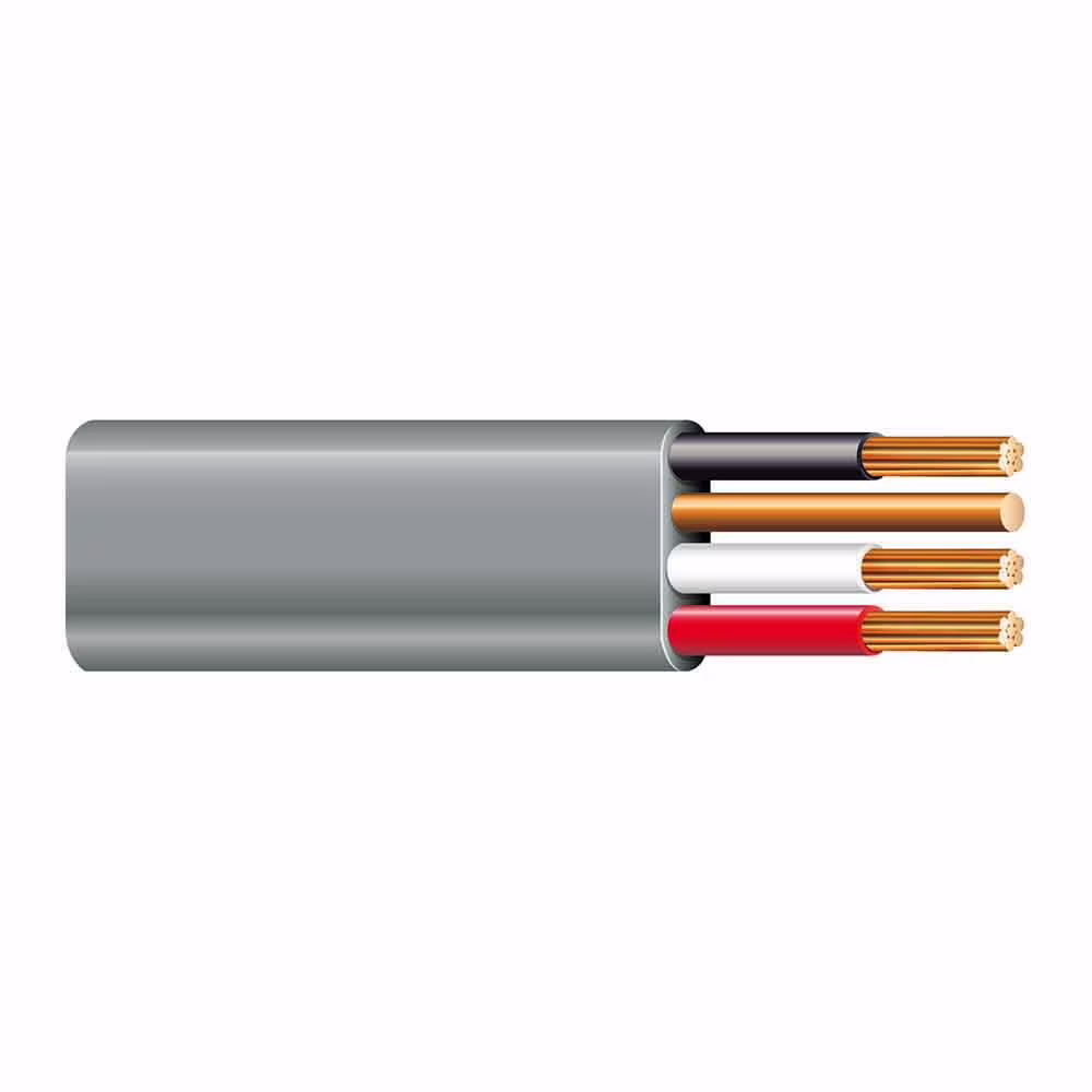 125' 6/3 UF - B Wire Under Ground Feeder Cable with Ground Gray 600V