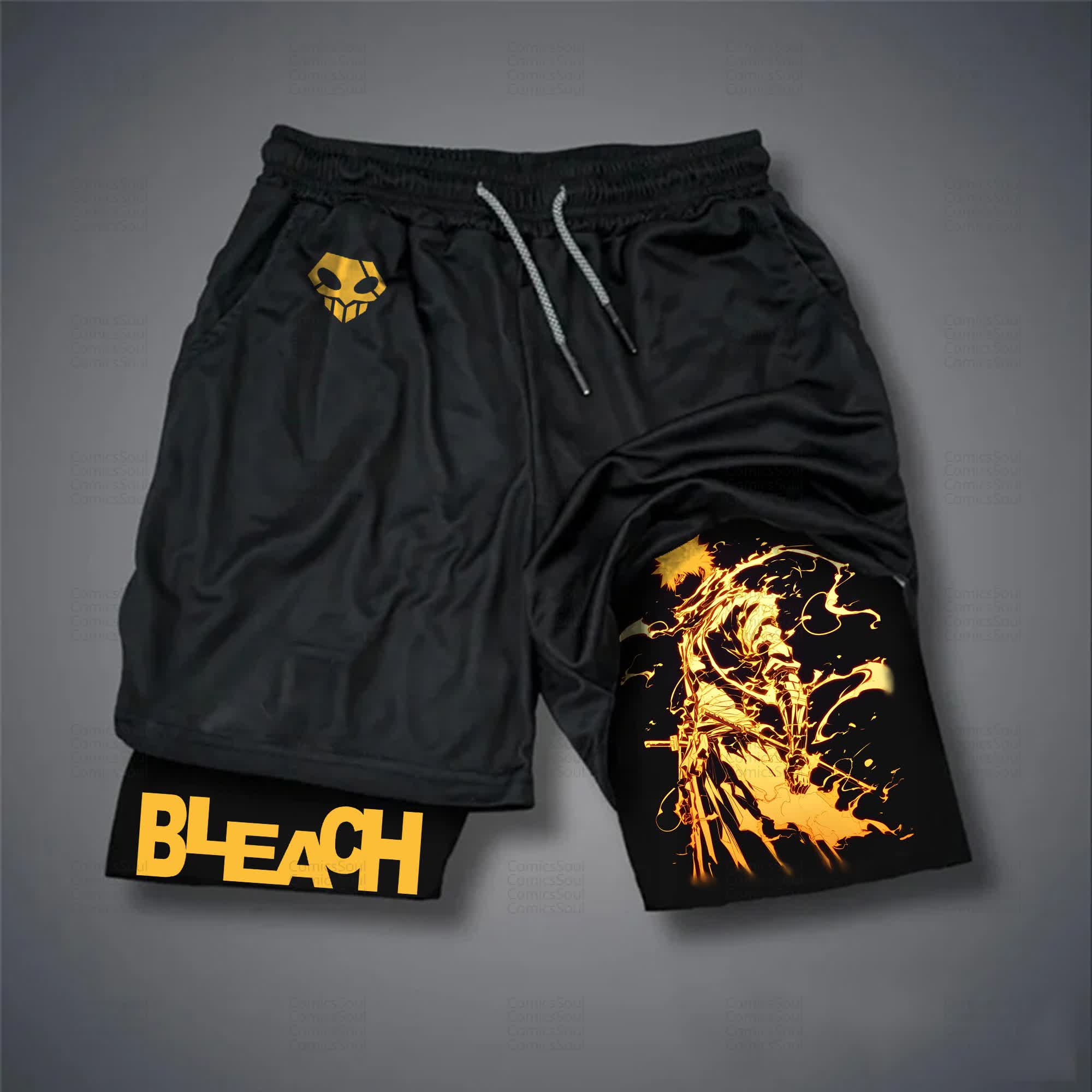Unisex Casual Anime Streetwear Shorts 丨Comicssoul