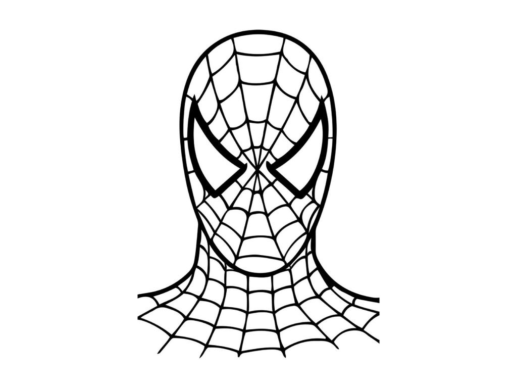 Decoración de Metal Spiderman 1, Negro, 61x1,5x82 cm, Lujodec