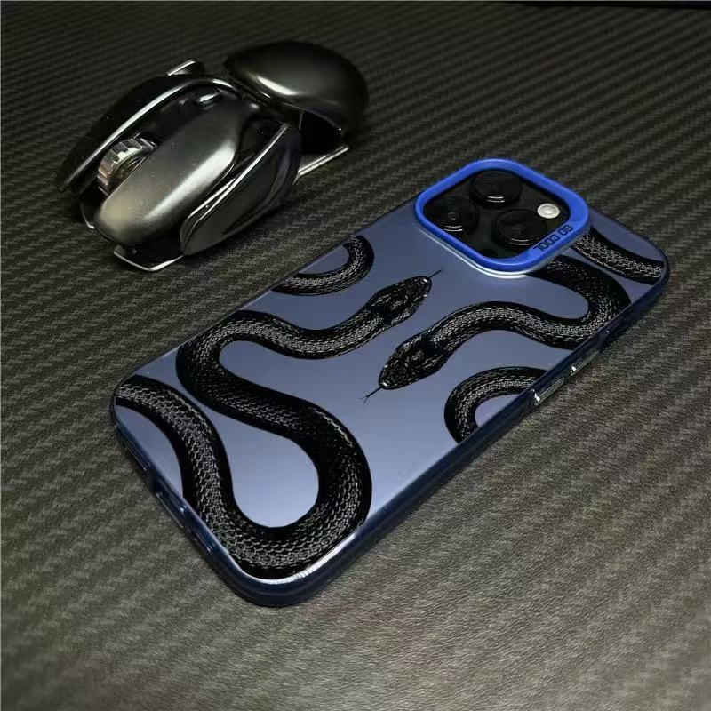 🐍Black Snake Laser iPhone Case 🐍✨
