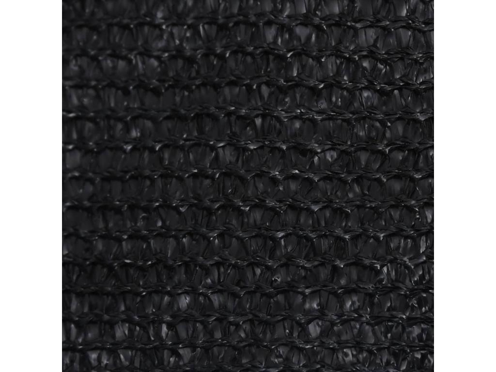 Toldo de vela negro HDPE 160 g/m² 4 5x4 5x4 5 m