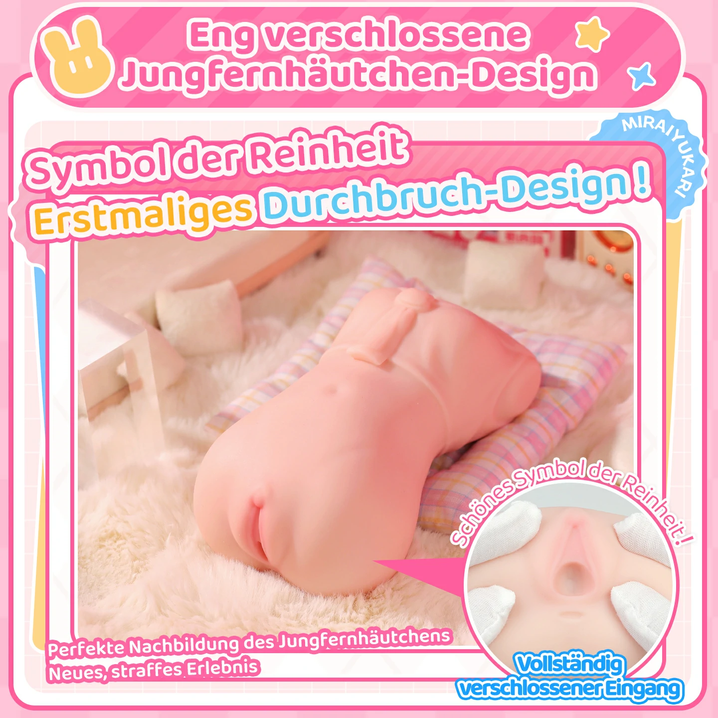 Dr.YUU Kana Anime Onahole mit 5mm engem Tunnel und Jungfernhäutchen-Design – Bild 3