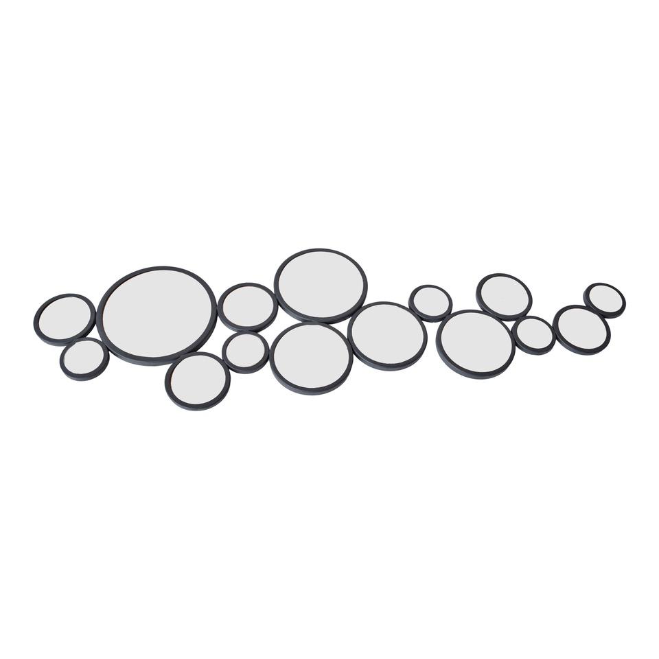 LOFT42 Bubbles Multi Spiegel - Metaal - Mat Zwart