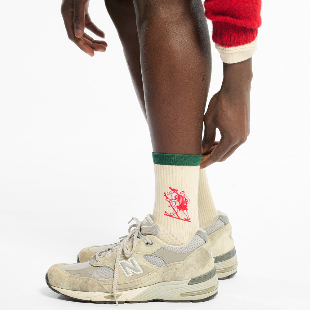 Au Vieux Campeur - Chaussettes Marcheur - Ecru
