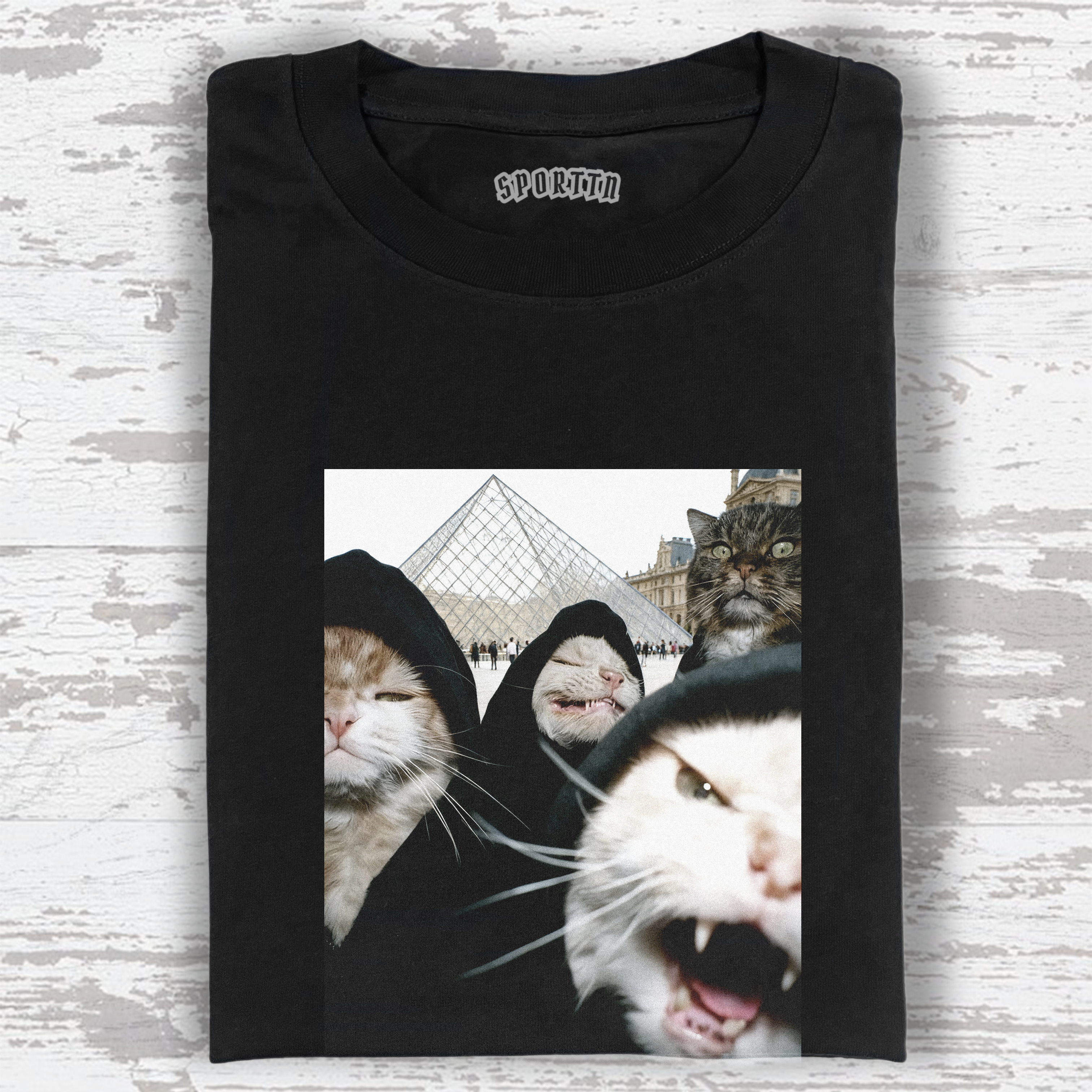 FUNNY CATS TEE