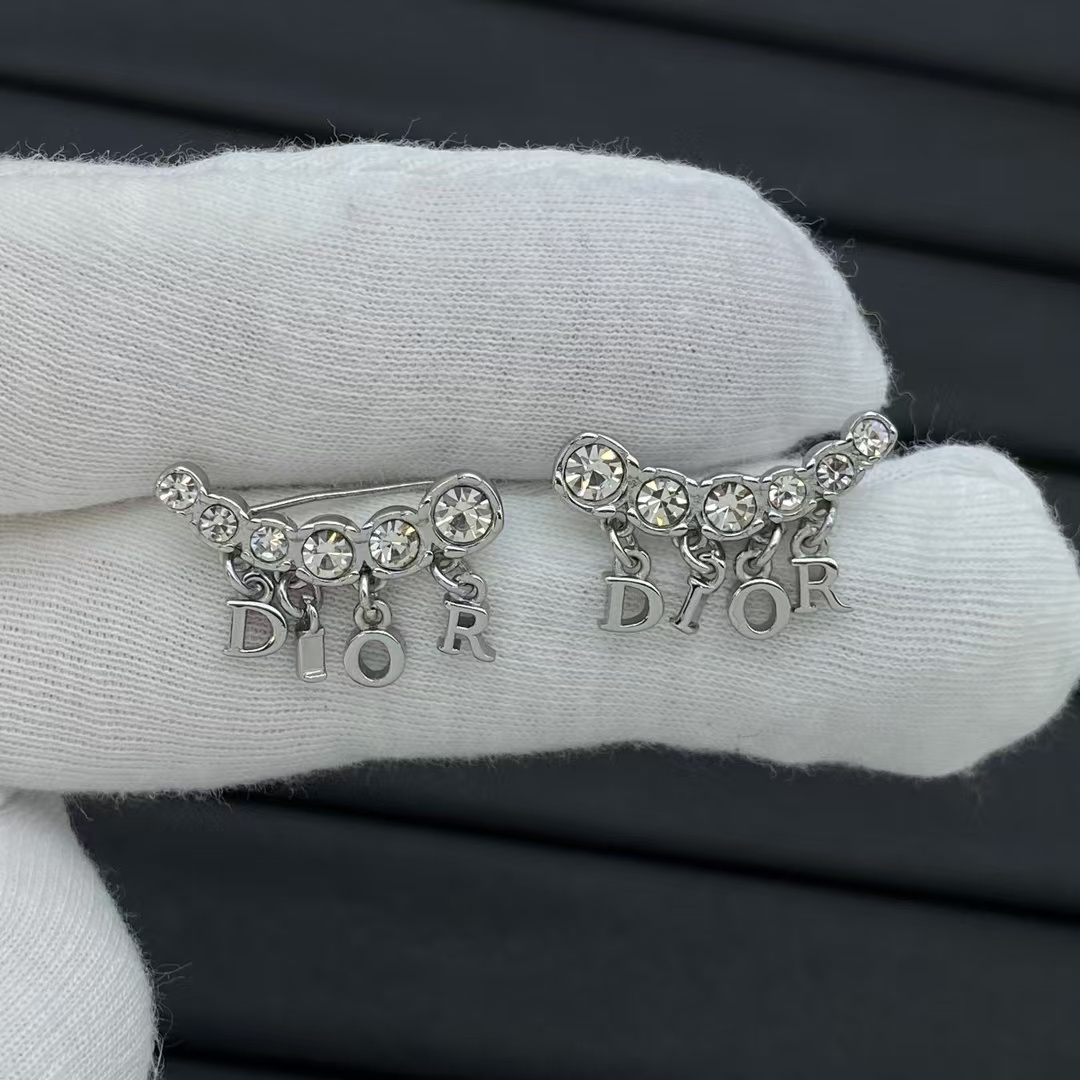 Dior Letter Drop Earrings - Original Replica Club