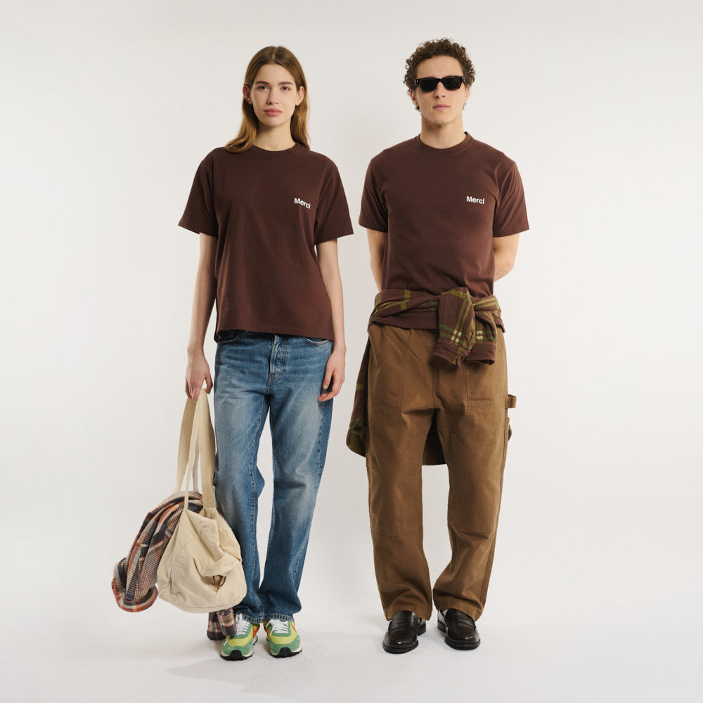 Merci - T-shirt Aurelien - Marron