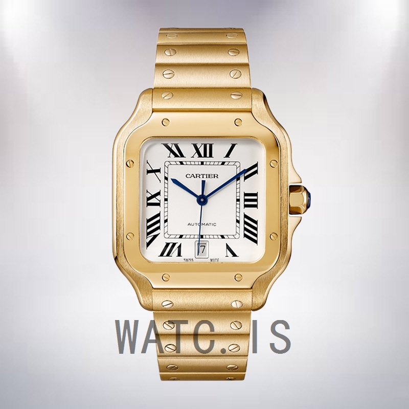 Cartier Santos 39mm WGSA0029 Men's Automatic Gold-tone