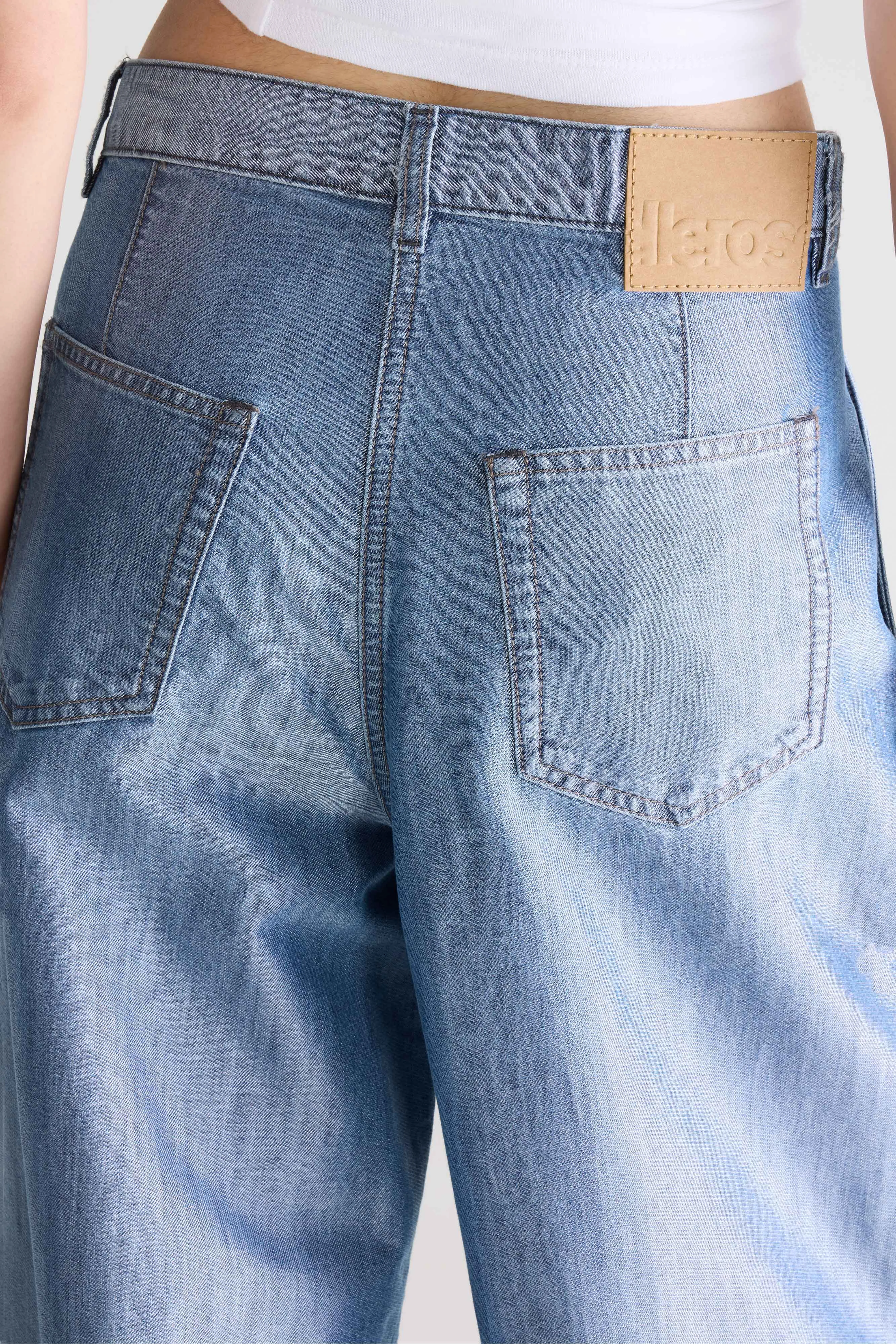 Bellerose Denim N. 74 - super-wide jeans (261 / W / GLASSY BLUE)