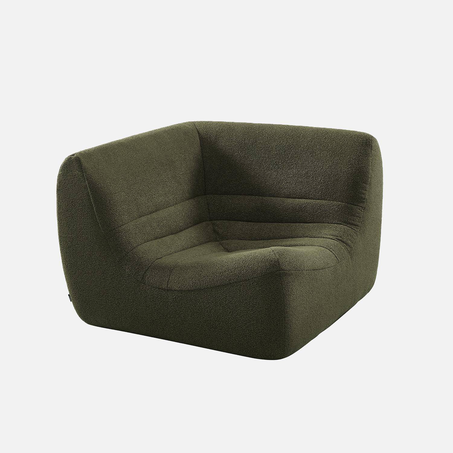 Sokol borreguito - Sillón esquinero de borreguito texturizado