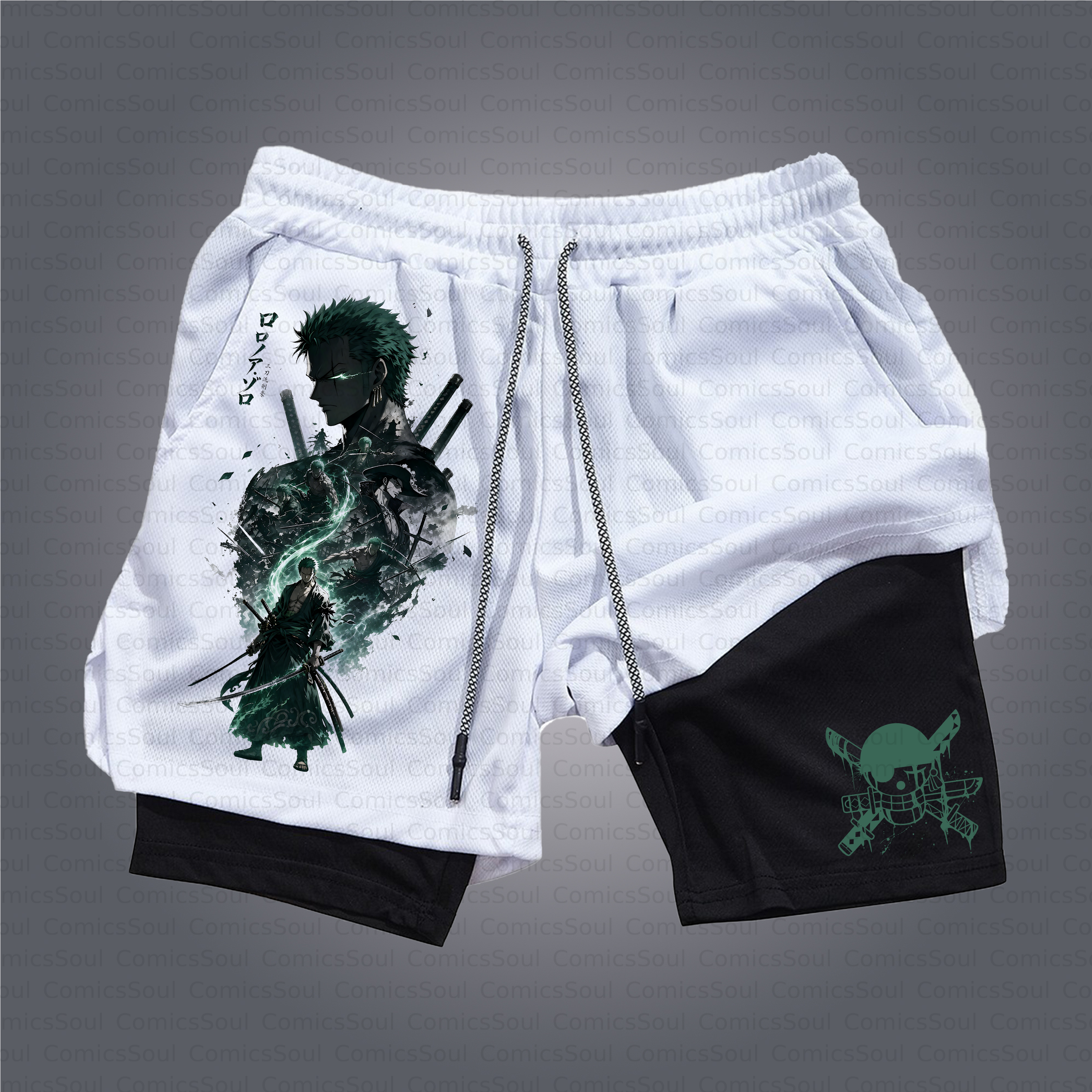 Unisex Casual Anime Style Shorts