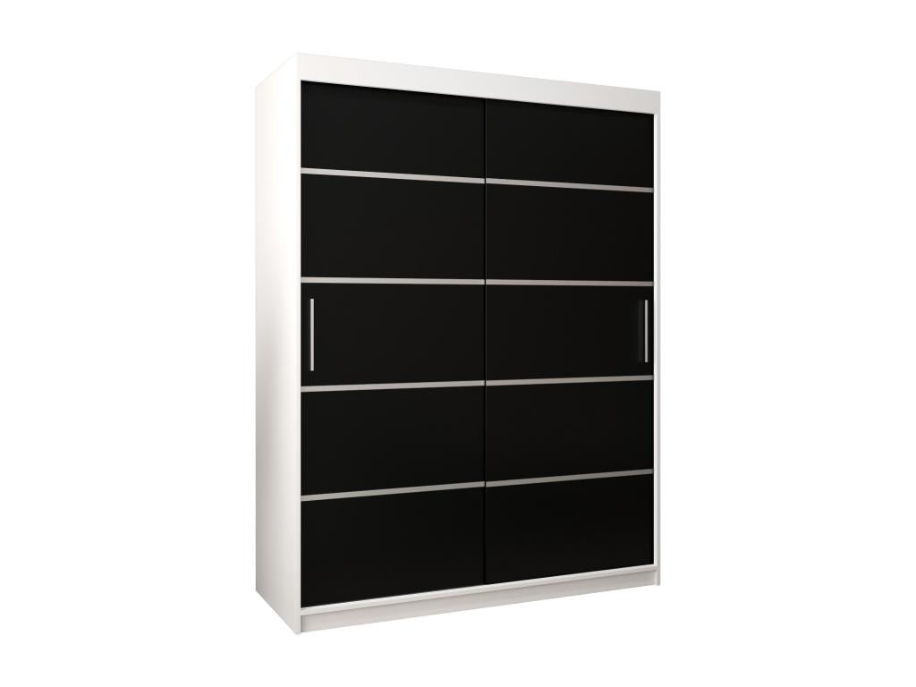 ARMARIO VERONA 1 DE PUERTAS CORREDERAS 200/150/62 2 puertas (Laocacasas/negro)