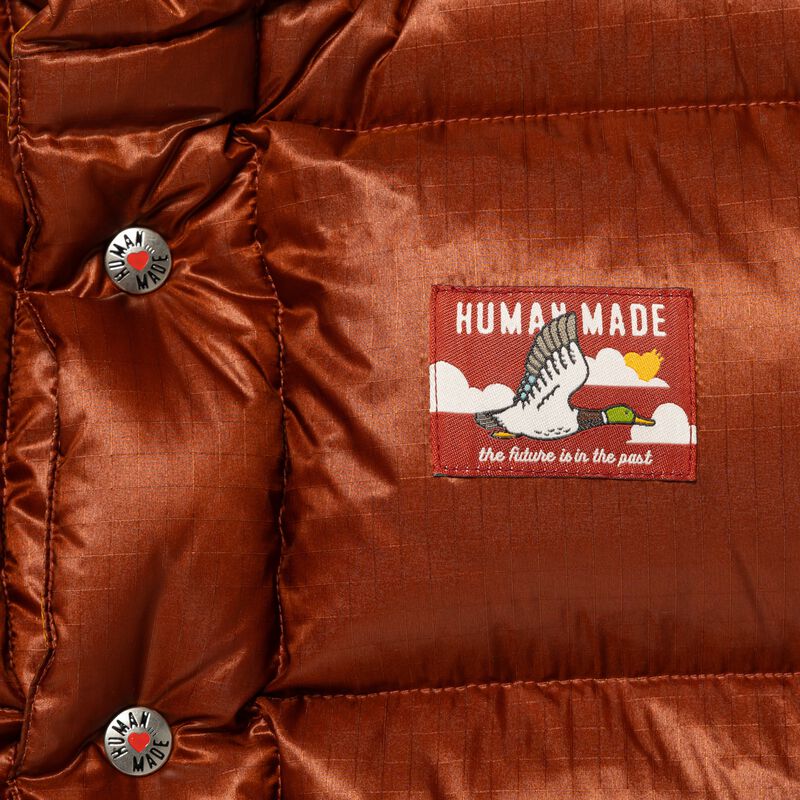 HUMAN MADE REVERSIBLE DOWN VEST