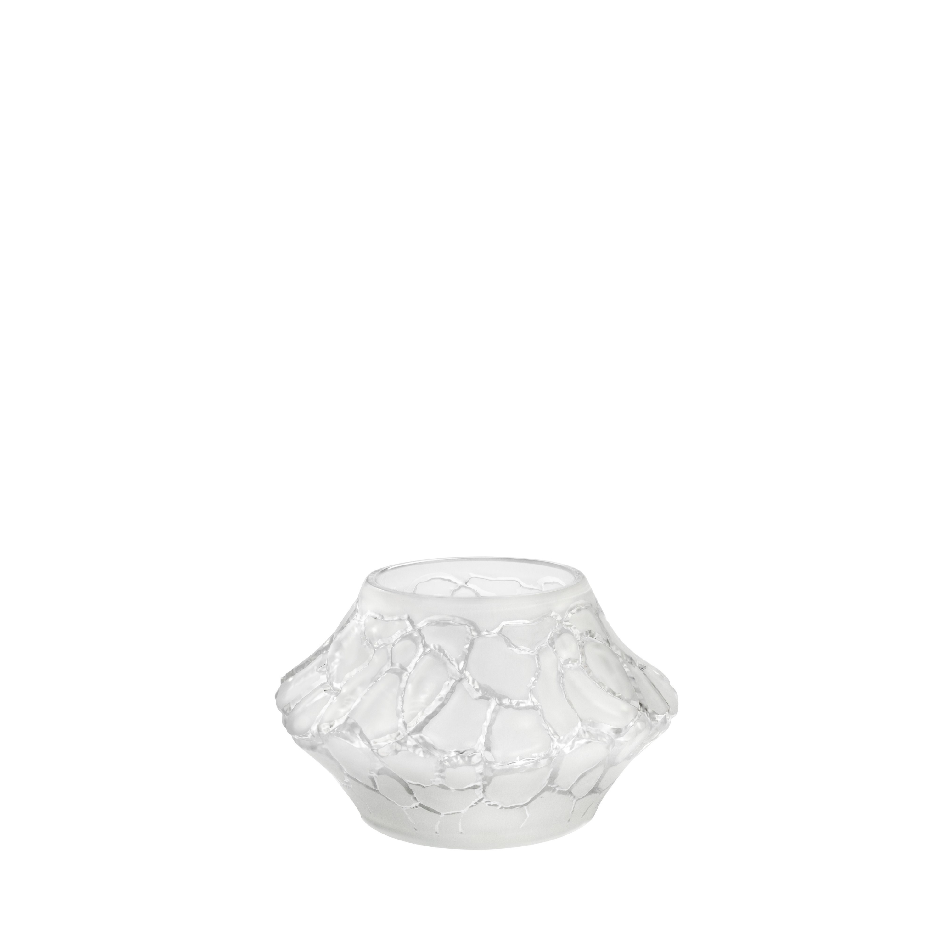 VASE-PHOTOPHORE CALDERA PETIT MODÈLE - CRISTAL INCOLORE
