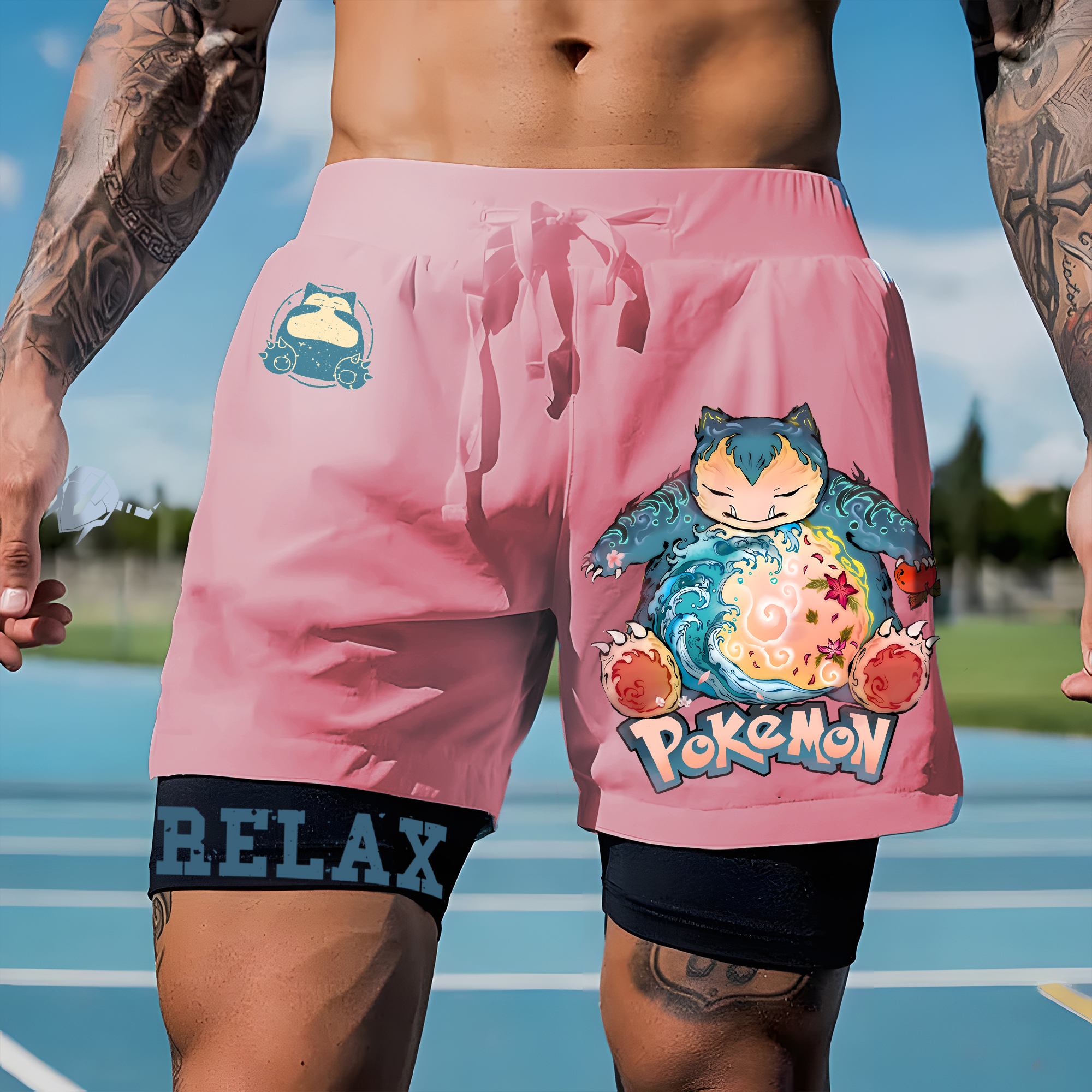 Unisex  “Comicssoul” Casual Anime Streetwear Shorts
