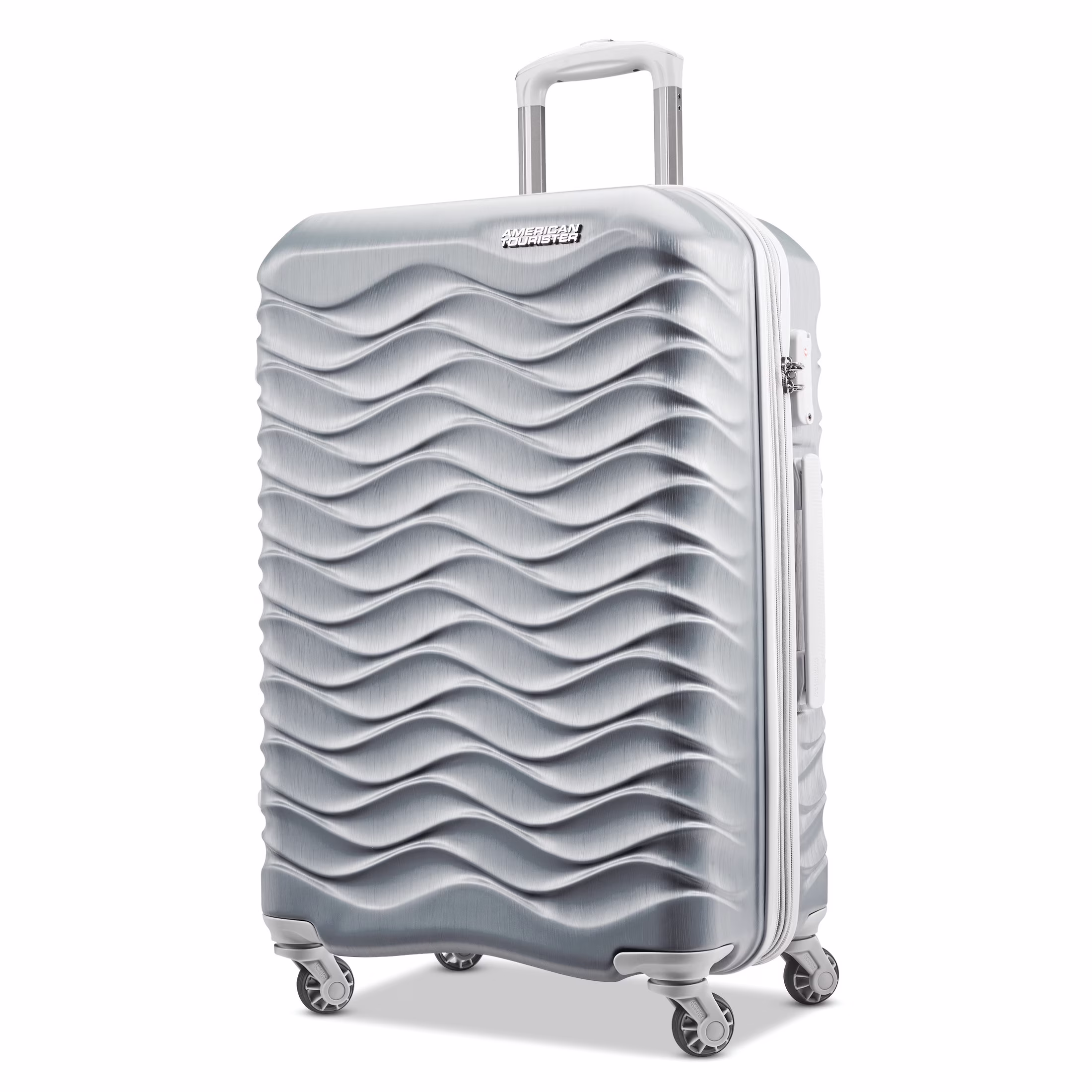 American Tourister Pirouette NXT Hardside Large Checked Luggage with Spinner Wheels - Ultramarine - Image 7
