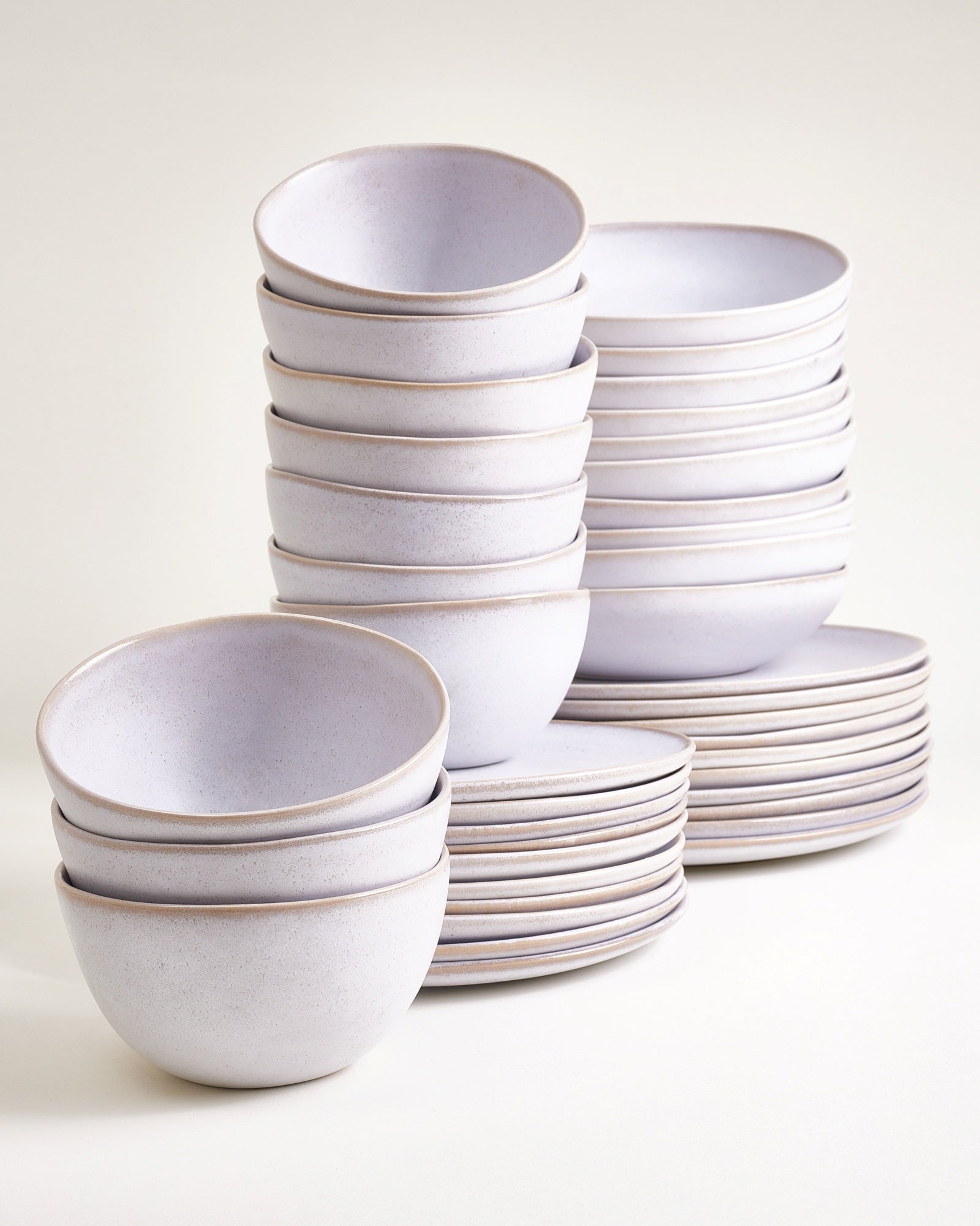 Moura Geschirr-Set weiß 40-teilig