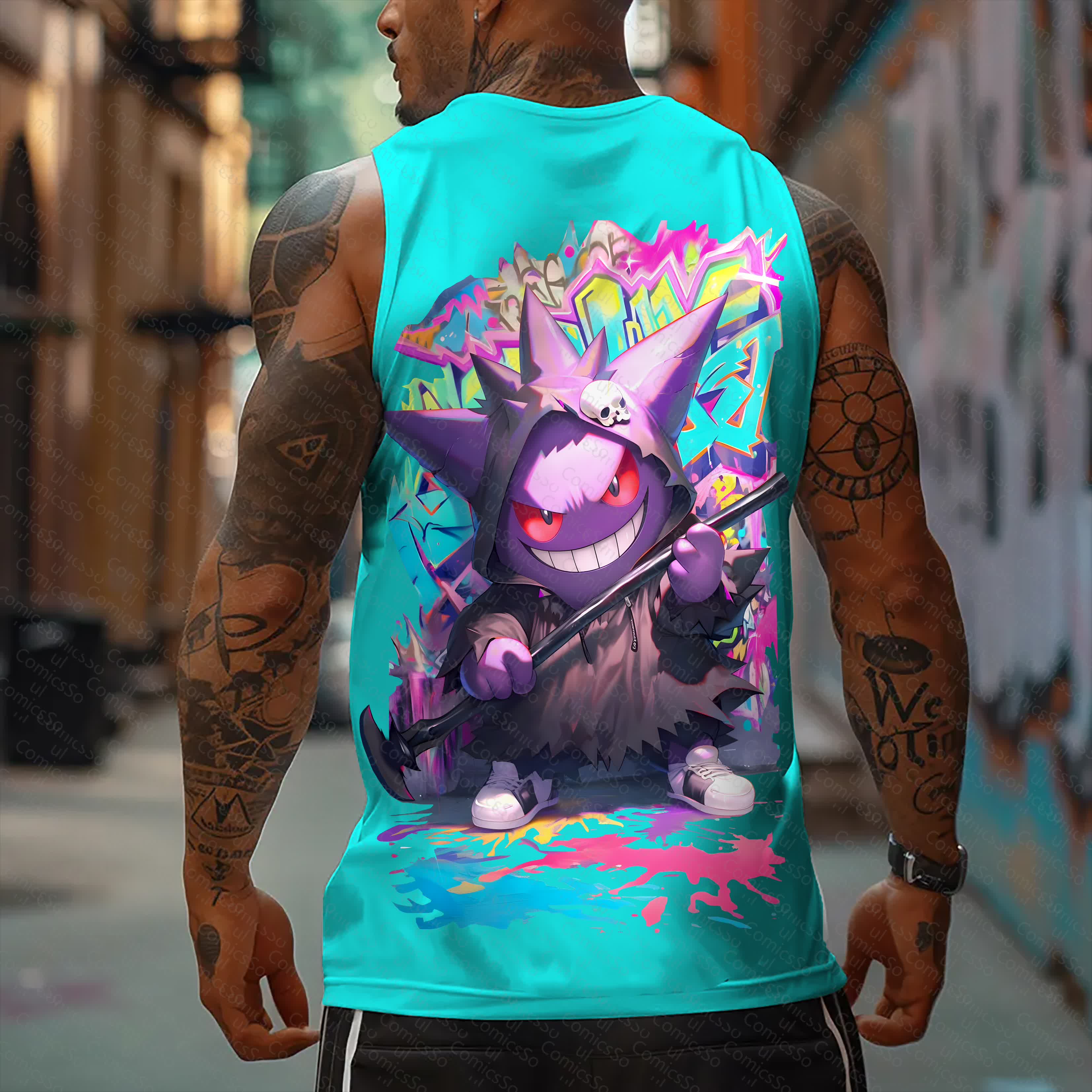 Unisex  “Comicssoul” Casual Anime  Tank Top TeeThreads Sustain the Scene with Custom Apparel