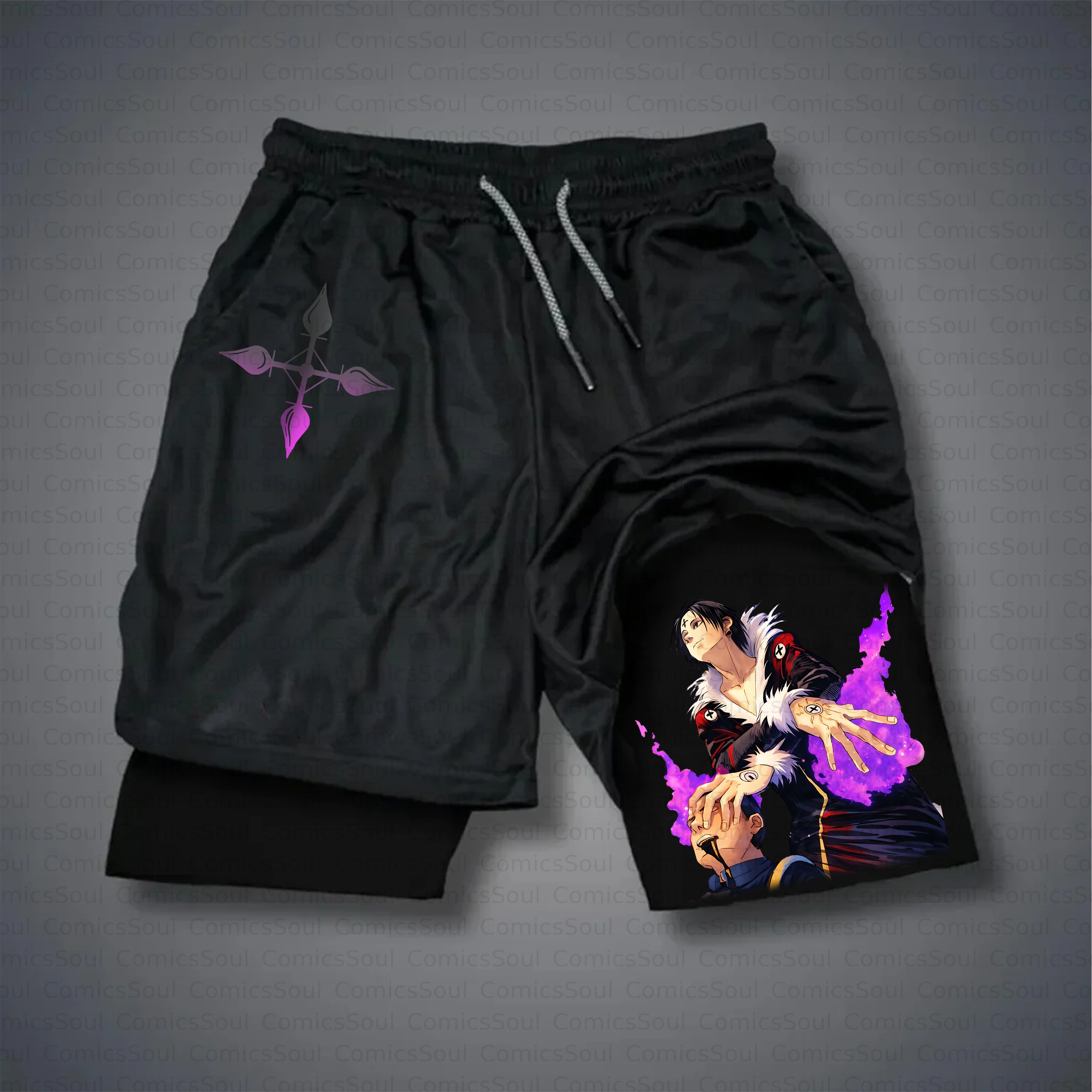 Unisex Casual Anime Style Shorts