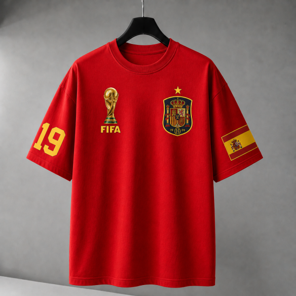 National Football Team Printed Unisex Oversized T-shirt