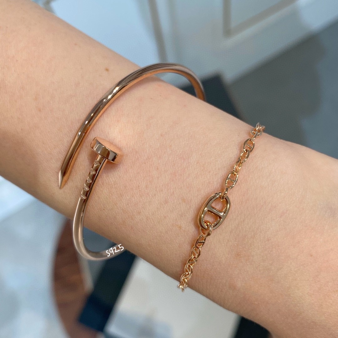 Hermes OT Clasp Pig Nose Bracelet - Original Replica Club