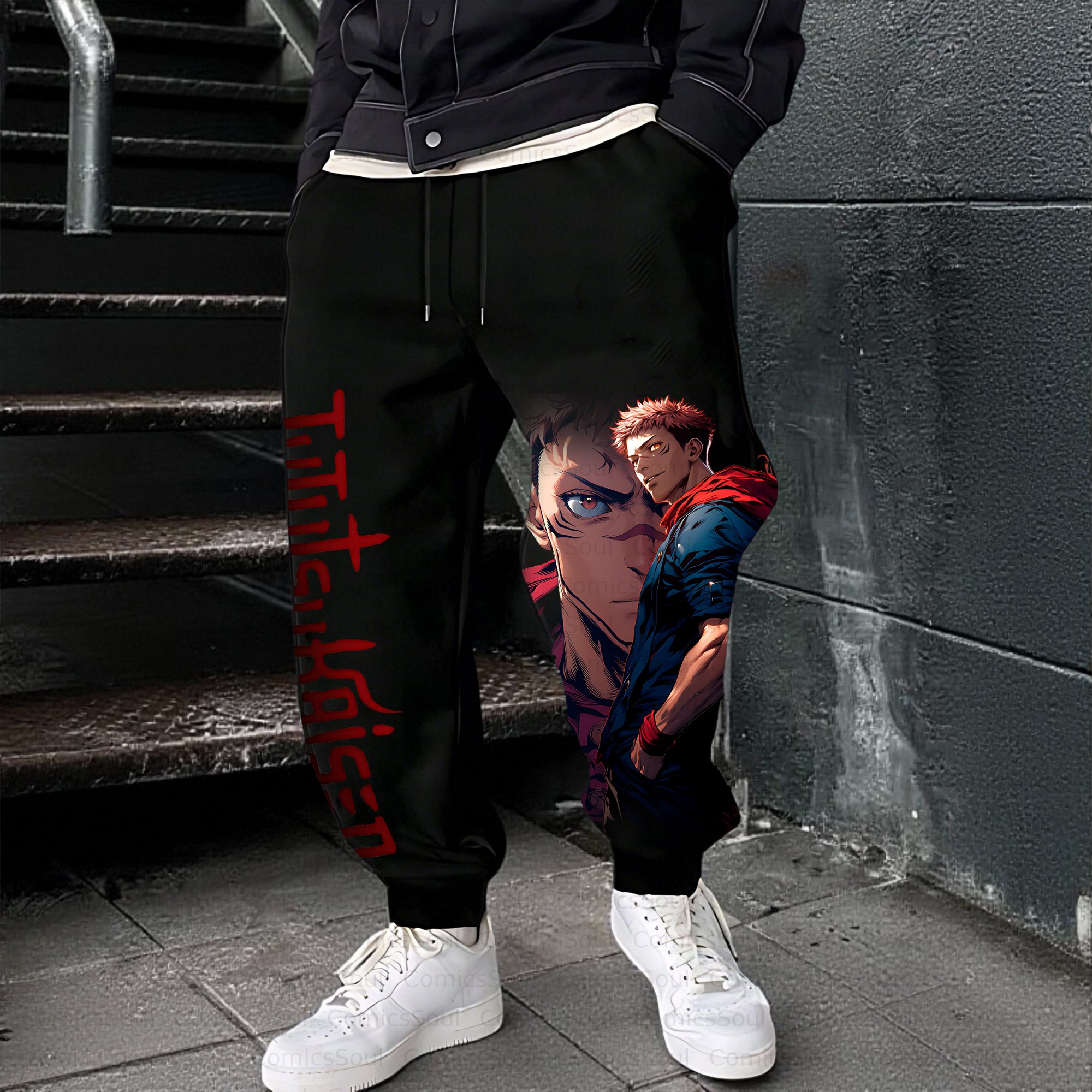 Unisex Casual Anime Streetwear Pant