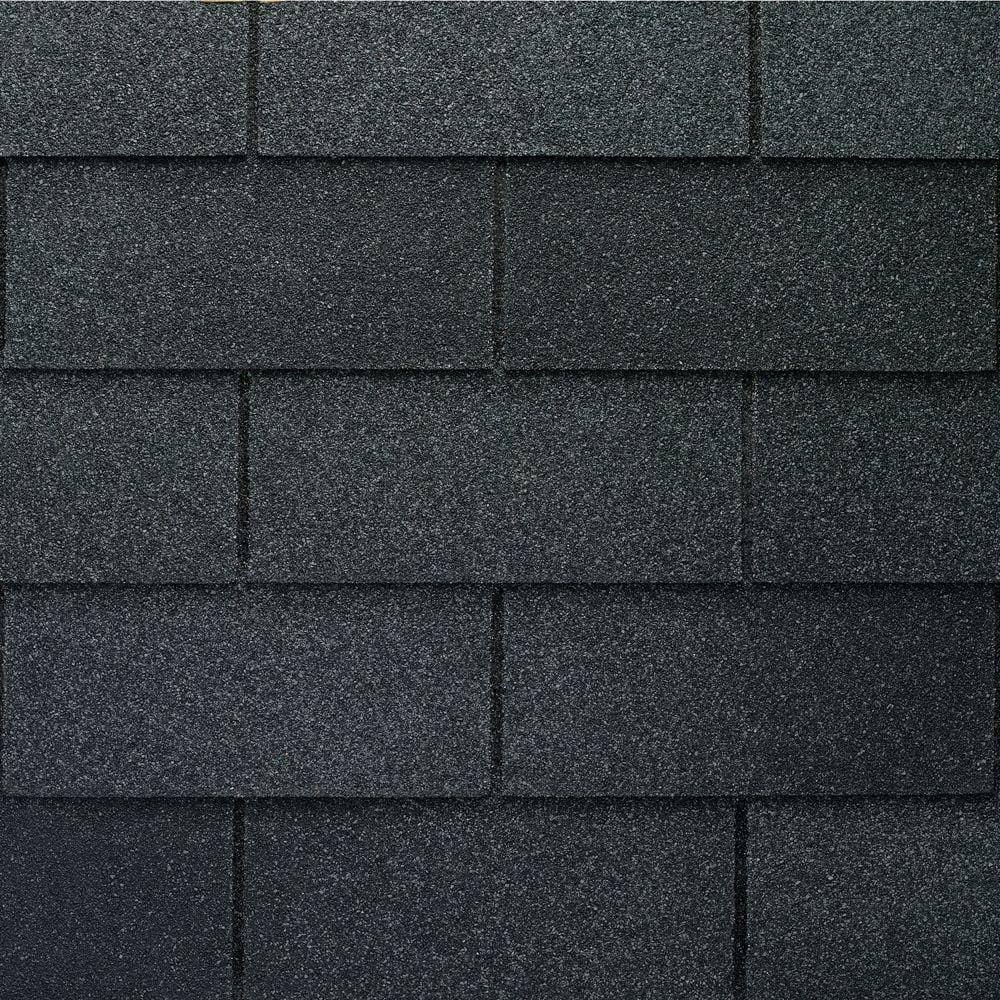 Royal Sovereign Charcoal 3-Tab Roof Shingles (33.33-sq ft per Bundle) in Black | 0202180(Charcoal Algae)