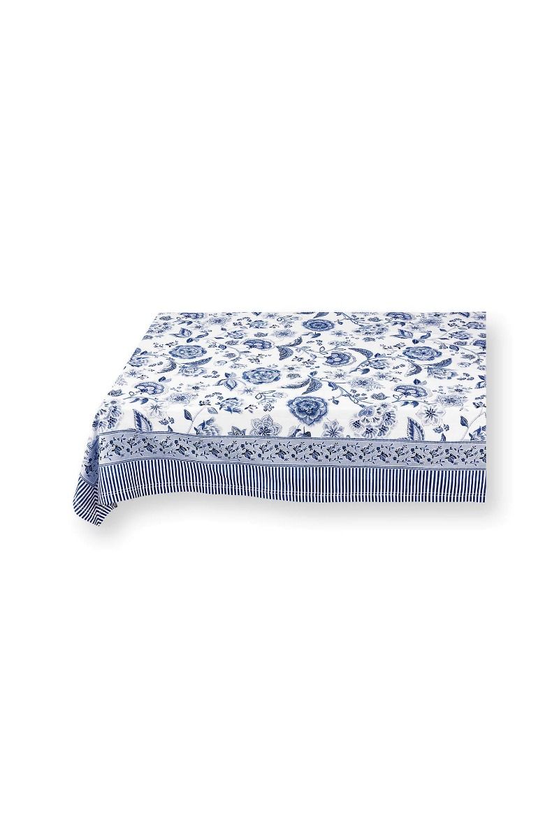 Table Cloth Royal Regal Flower Blue