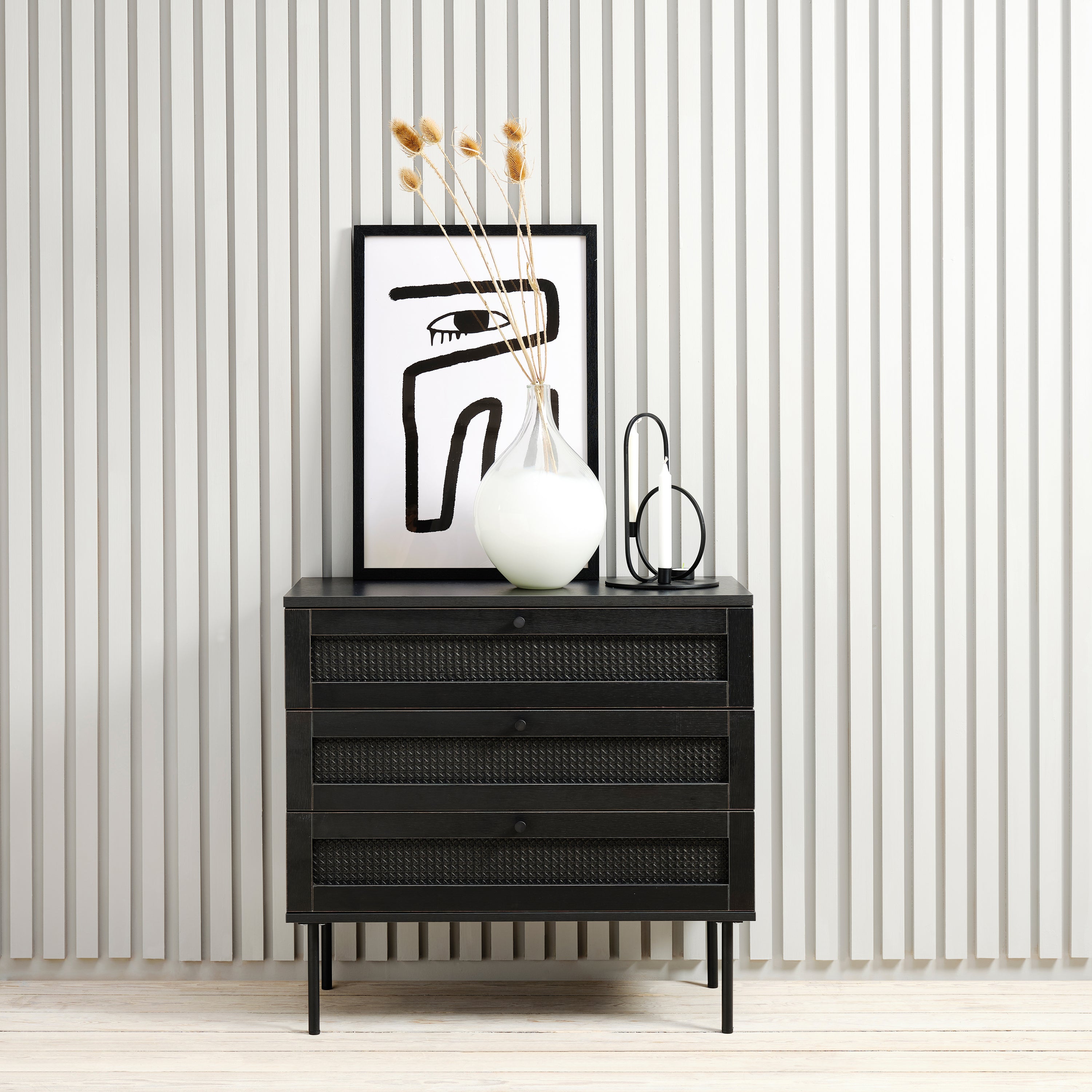 by fonQ Taryn Ladekast - Zwart Eiken