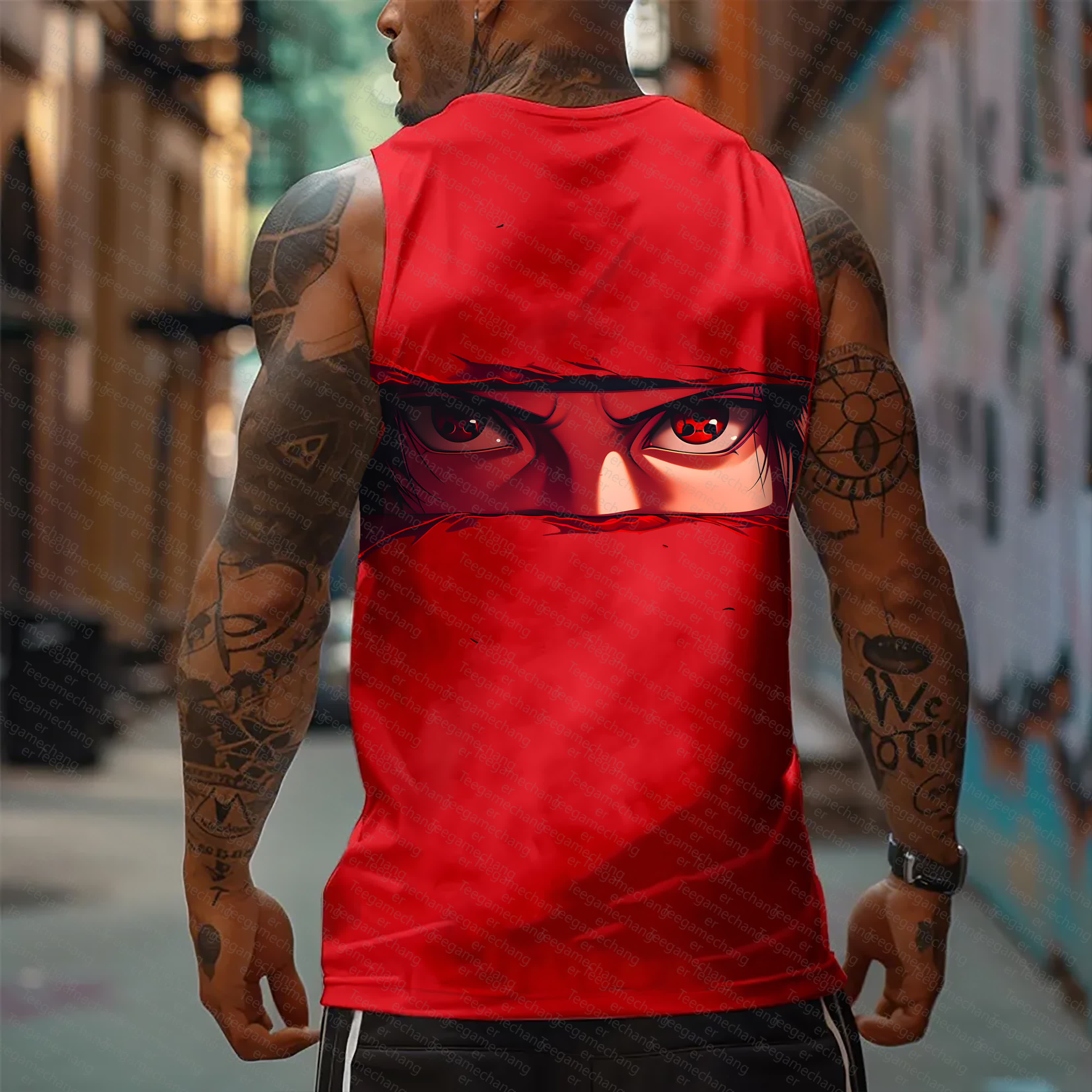 Unisex   Casual Anime  Tank Top