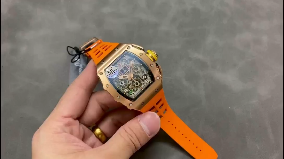 Richard Mille RM11-03 Orange Rubber Automatic Flyback Chronograph