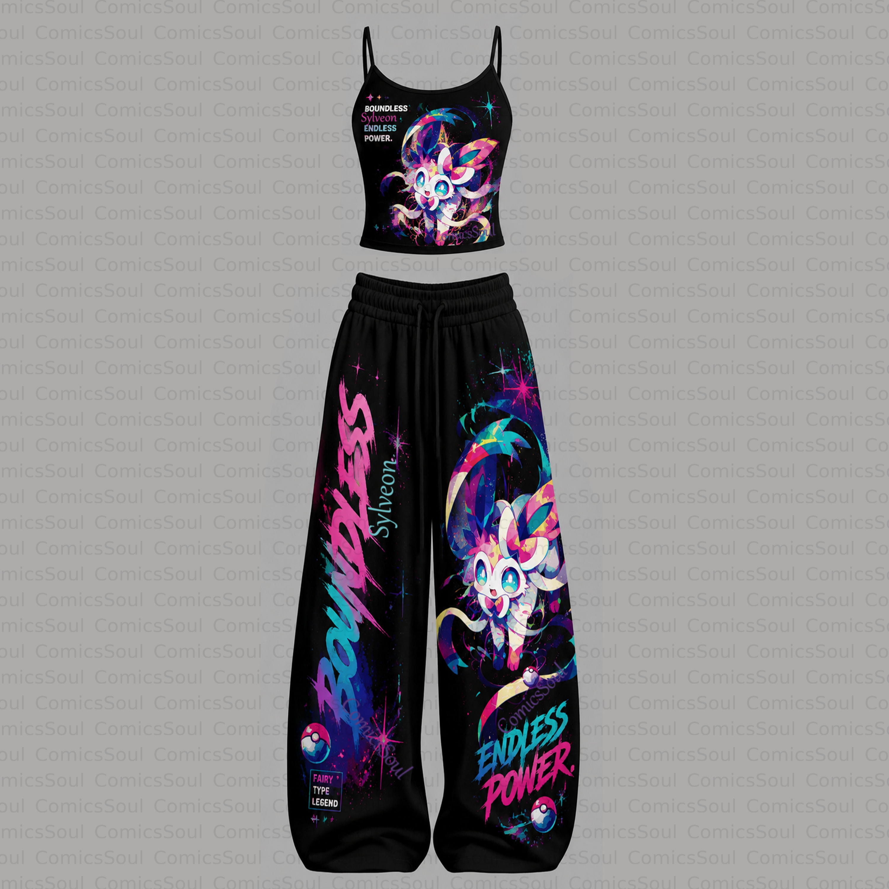 Pokémon Top & Elasticated Trousers Two-Piece Set