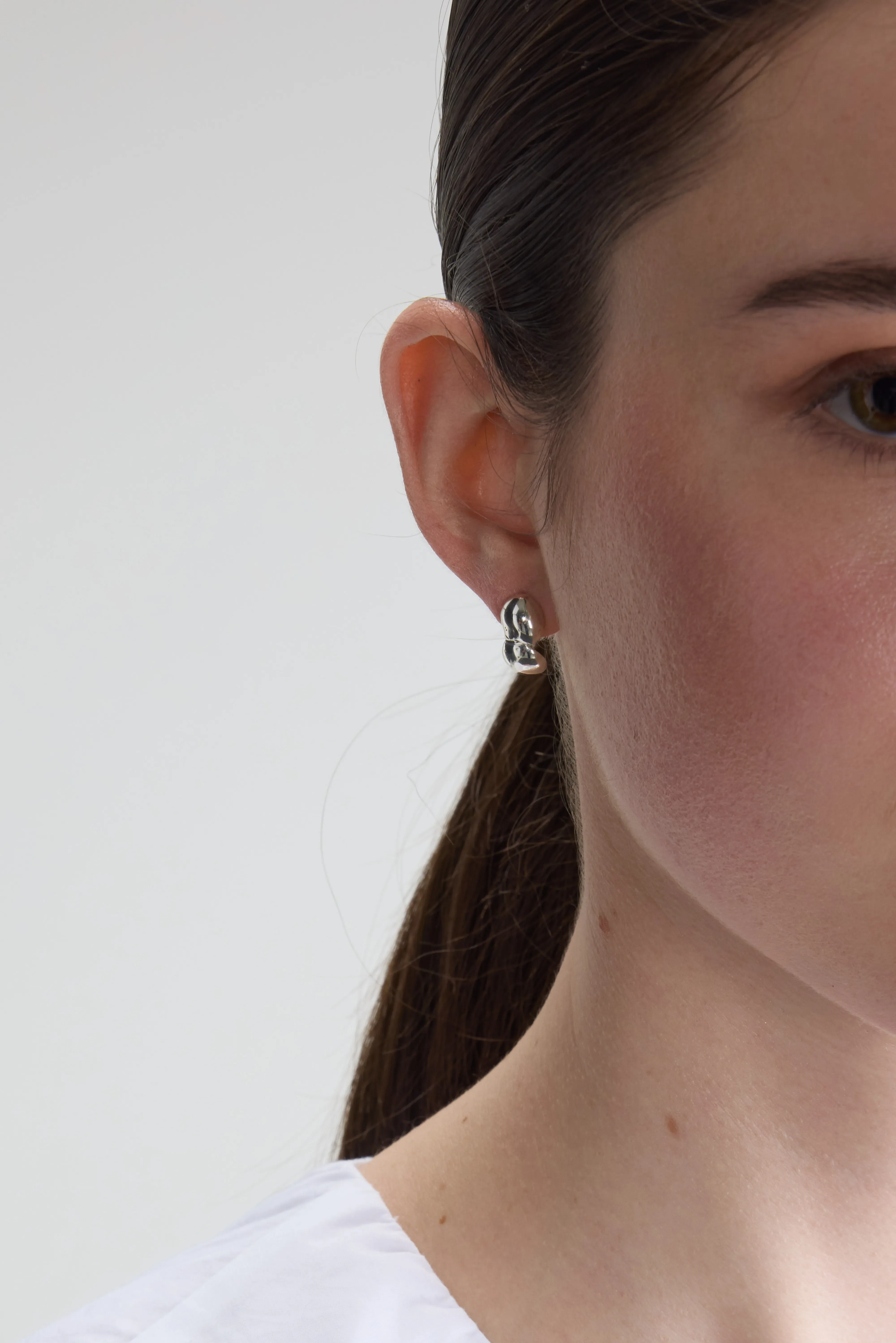 Bellerose Mini Farlow Stud Earrings  (261 / W / SILVER)