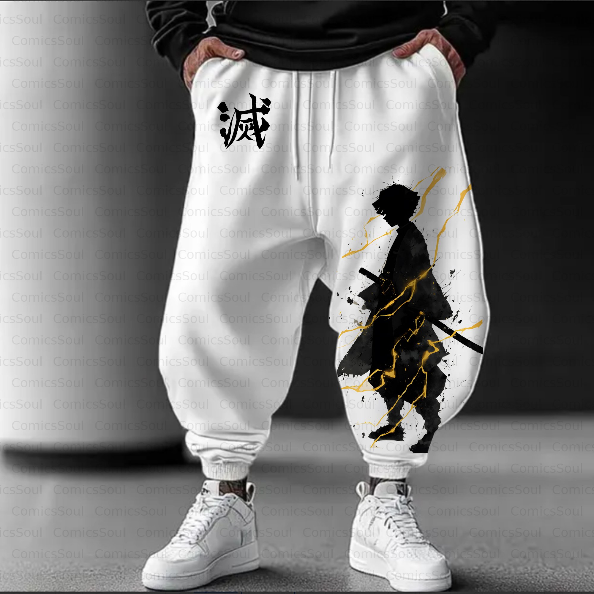 Unisex Casual Anime Streetwear Pant