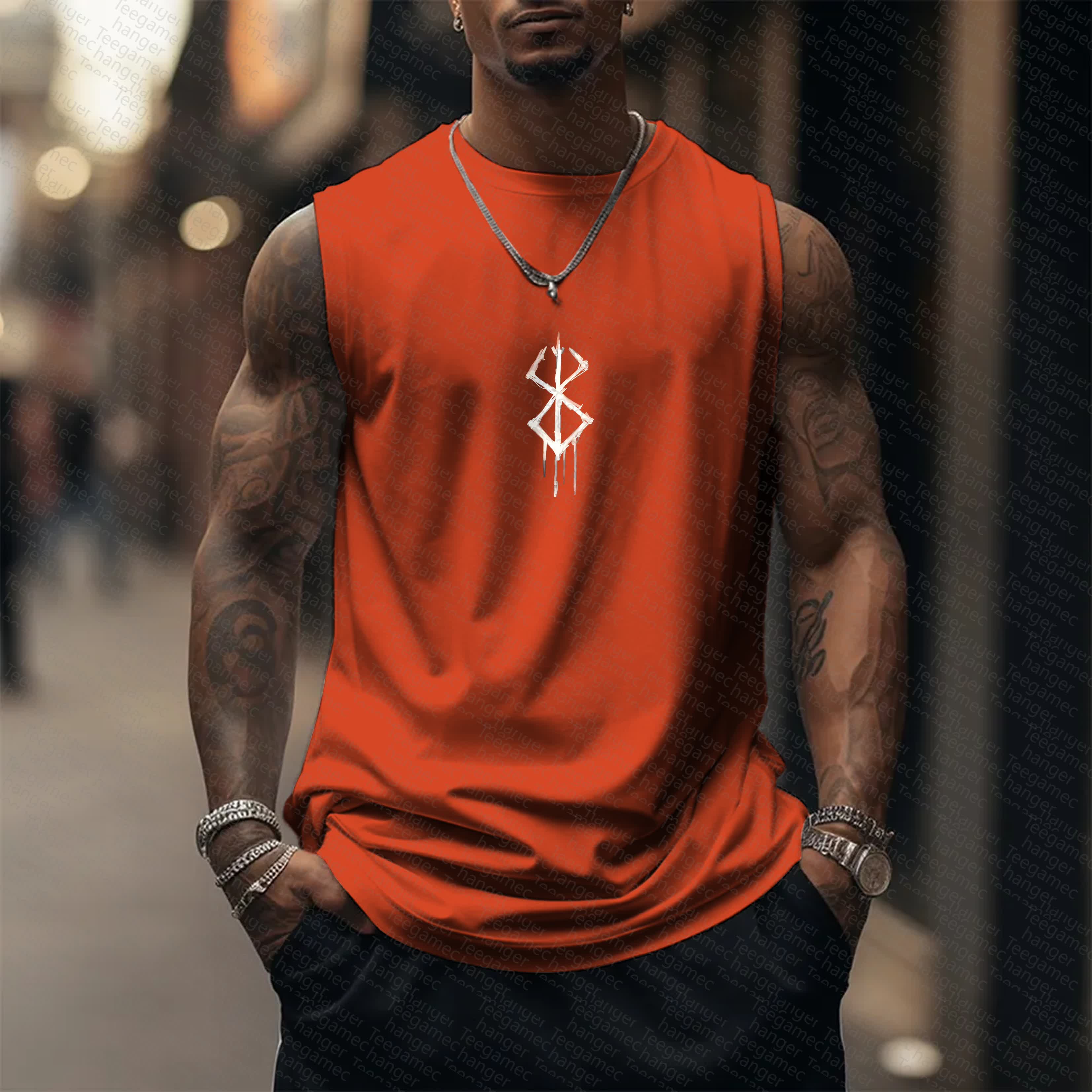 Unisex  “Berserk” Casual Anime  Tank Top TeeThreads Sustain the Scene with Custom Apparel