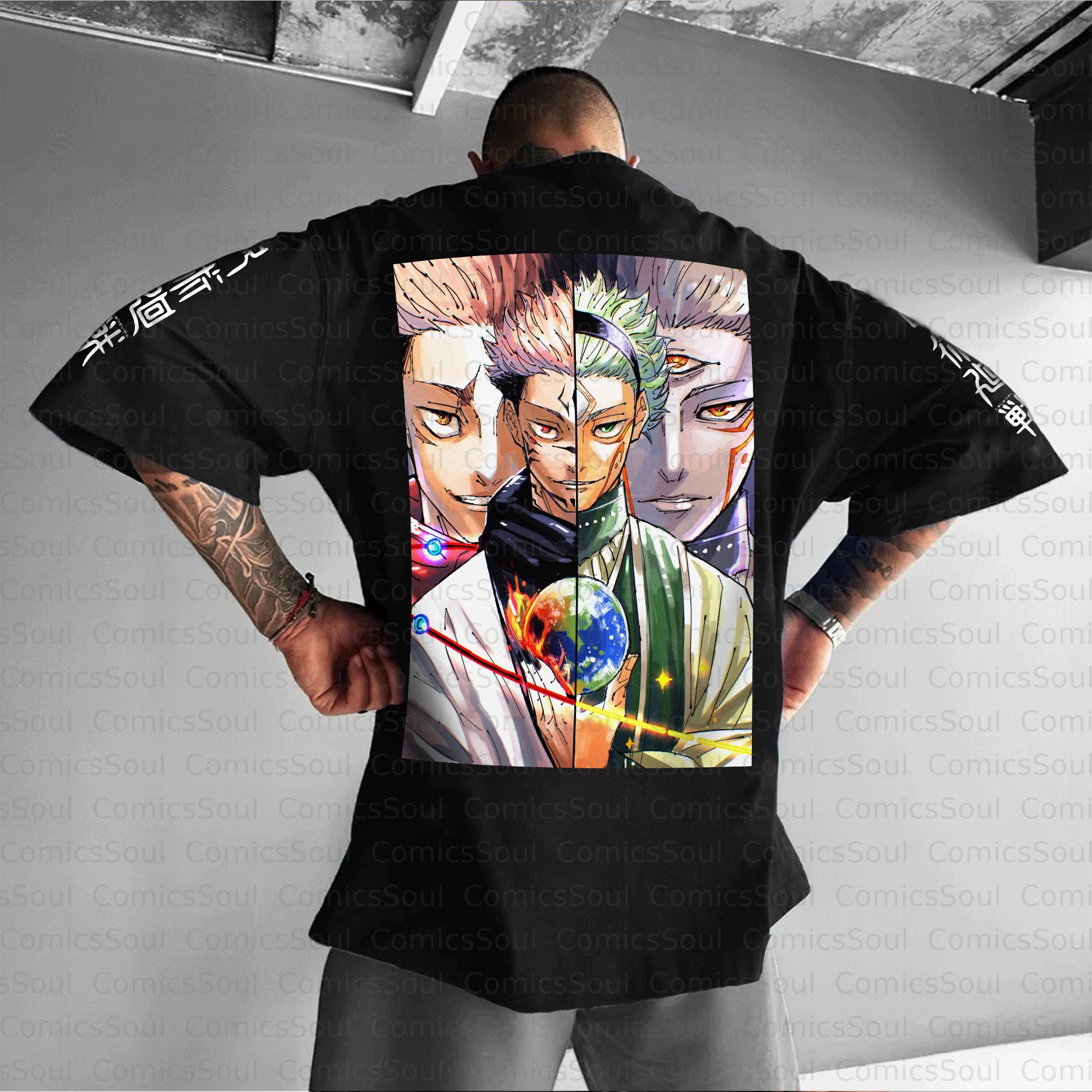 Unisex Anime Inspired Vintage T-Shirt | Comicssoul