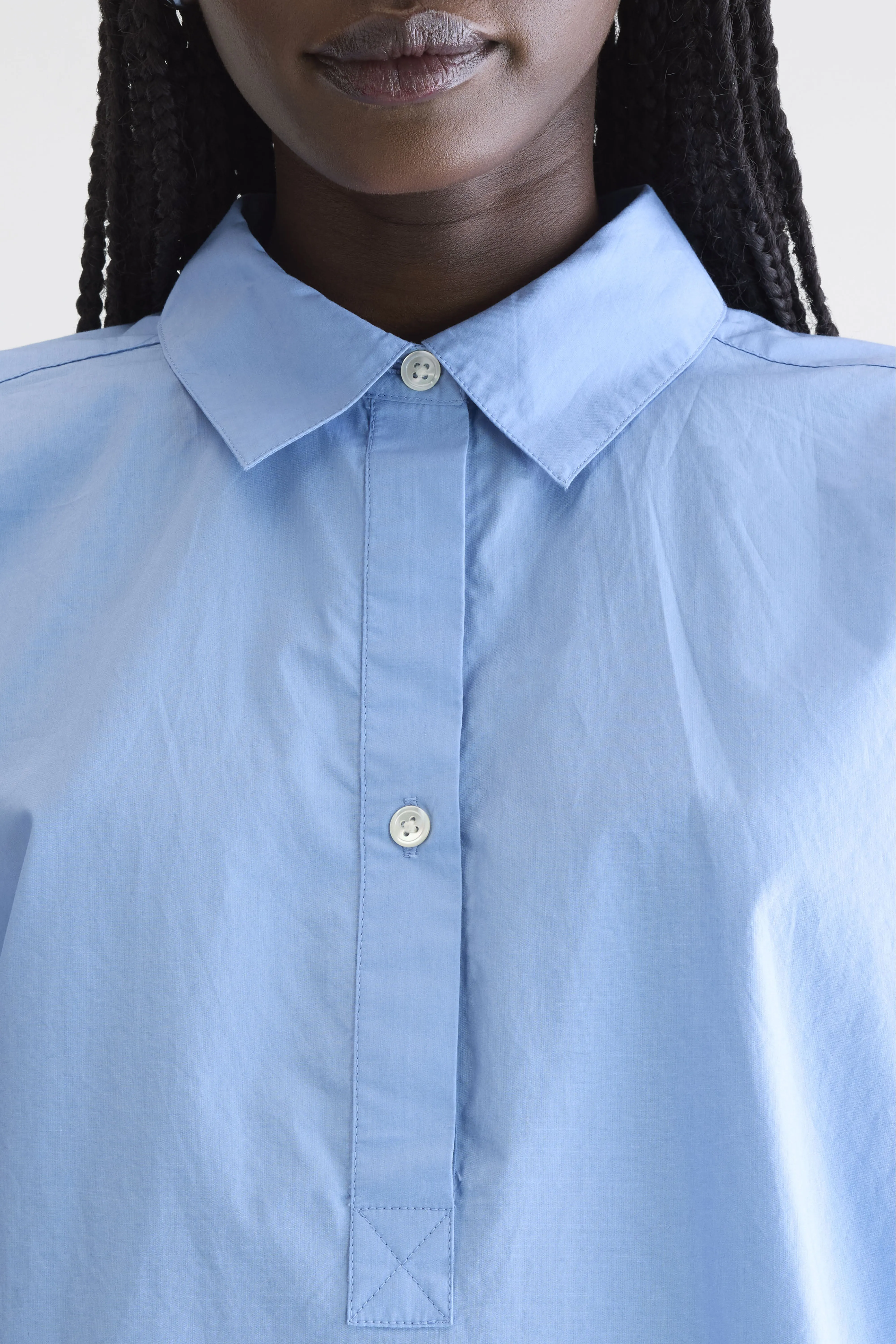 Bellerose Cairn short-sleeve shirt (252 / W / BLUE SHIRT)
