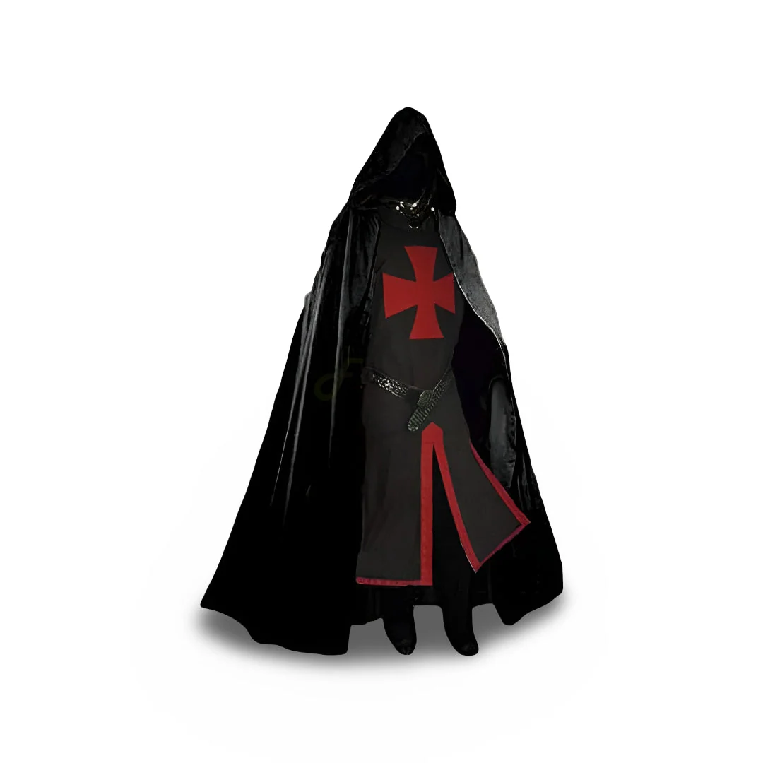 Halloween Costume Medieval Knight Cloak Cosplay Outfit - Image 5 Halloween Costume Medieval Knight Cloak Cosplay Outfit - Image 5