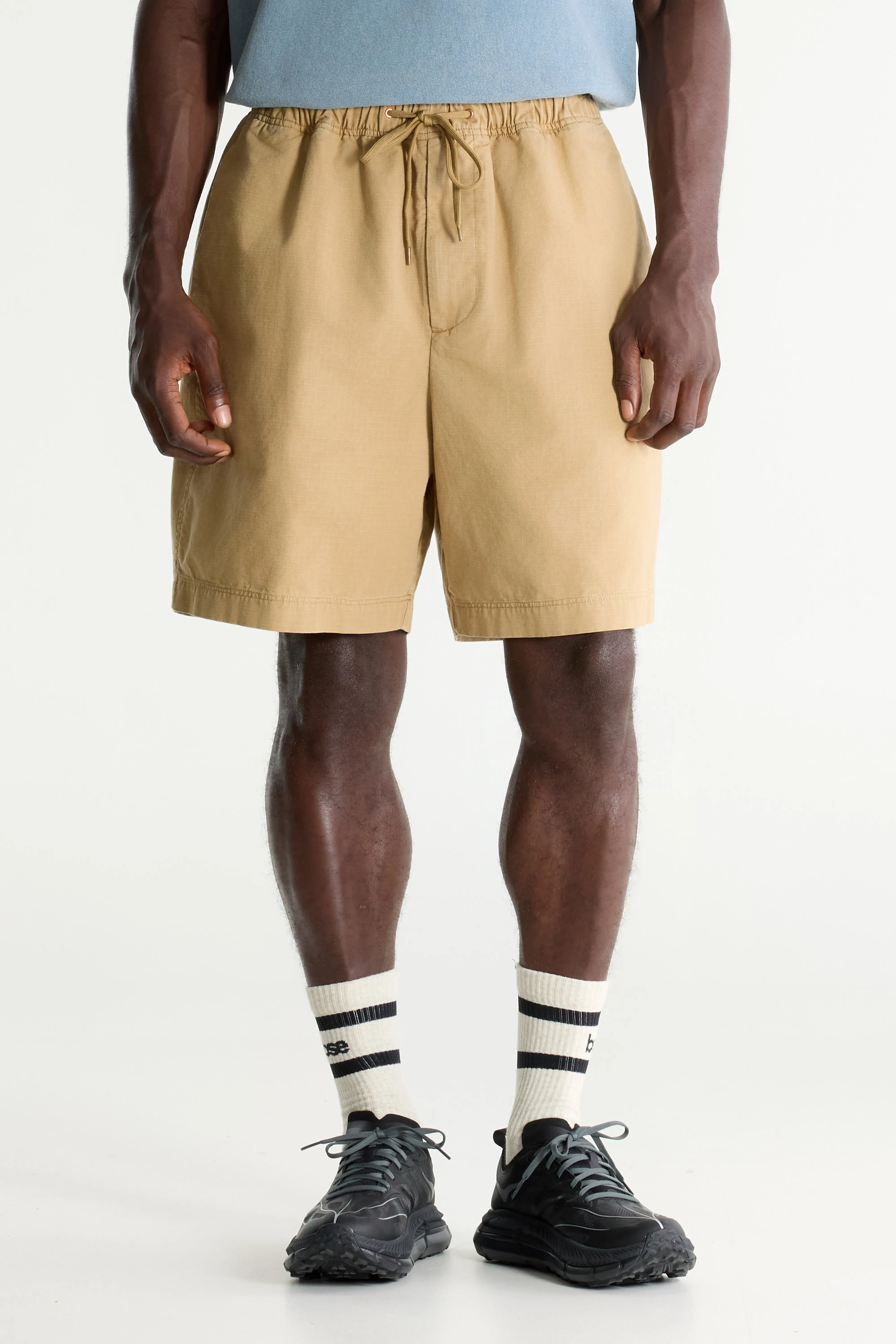 Bellerose Flank wide shorts (261 / M / CLAY)