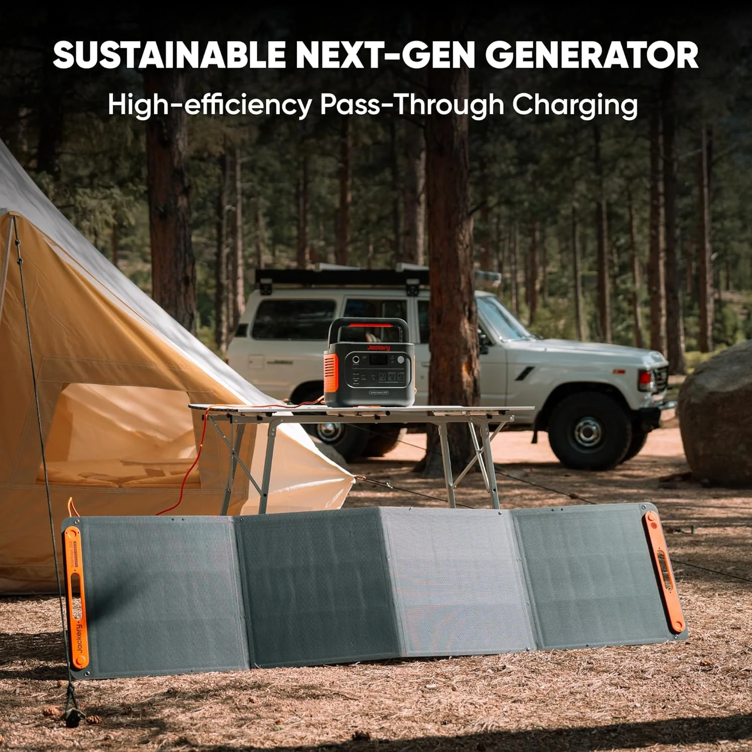 Jackery Solar Generator 1000 v2(2024 New), 1060Wh Portable Power Station with 200W Solar Panel - Image 8