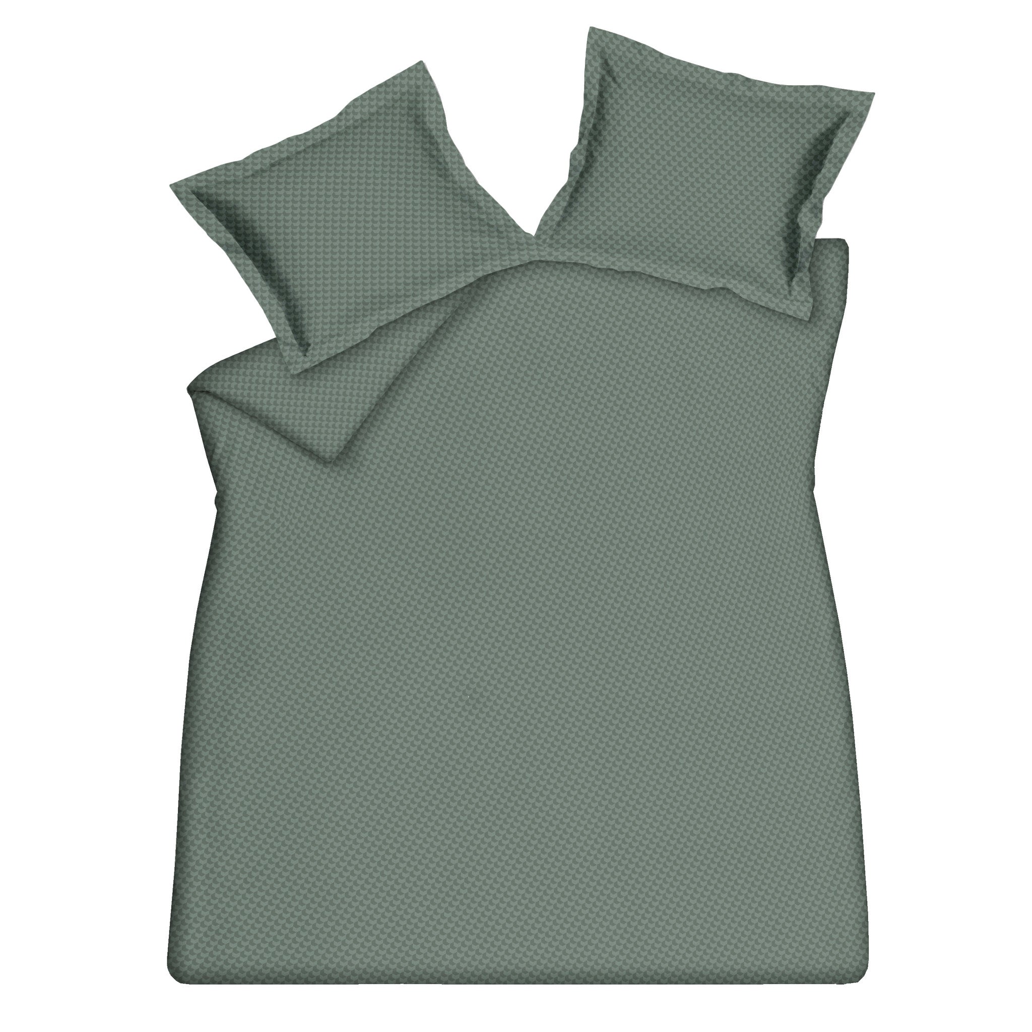 Dekbedovertrek Shapes Sage Green   140 x 200 220 cm   Groen
