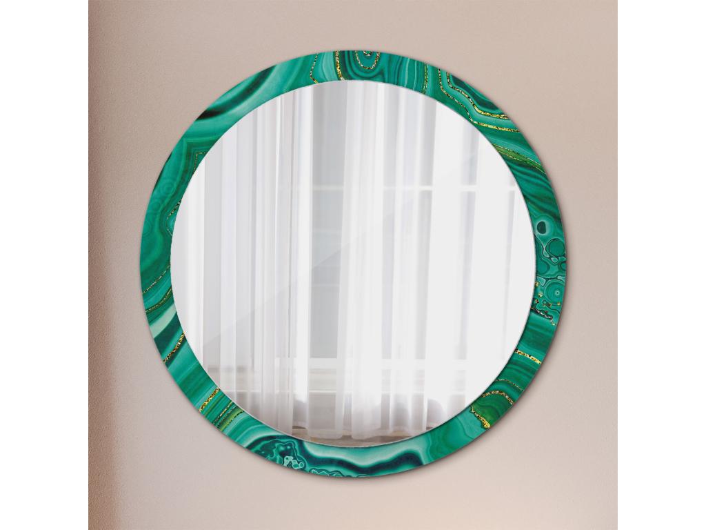 Espejo decorativo redondo - Agate Marble - 100 cm